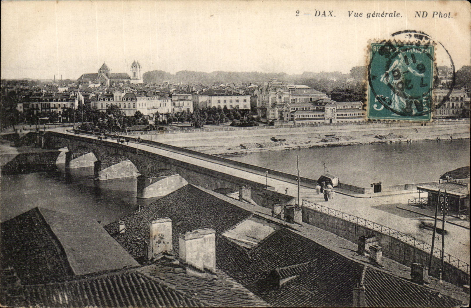 Dax - Vue Generale - CPA 