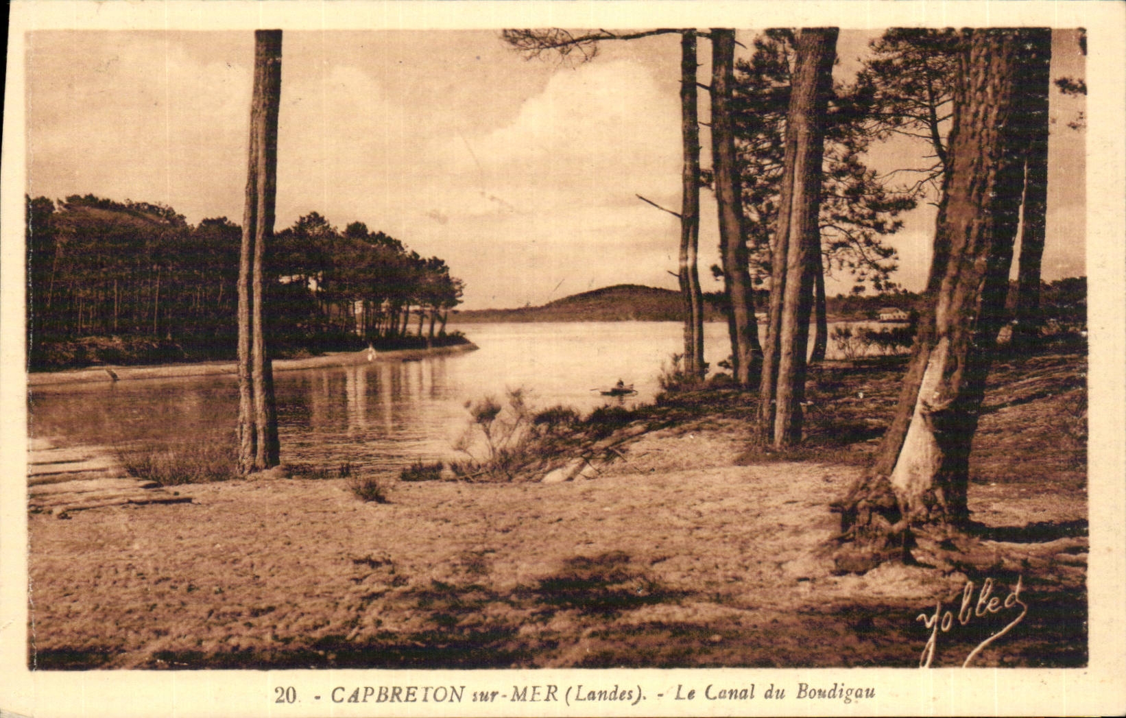 Capbreton on Sea it Canal - CPA