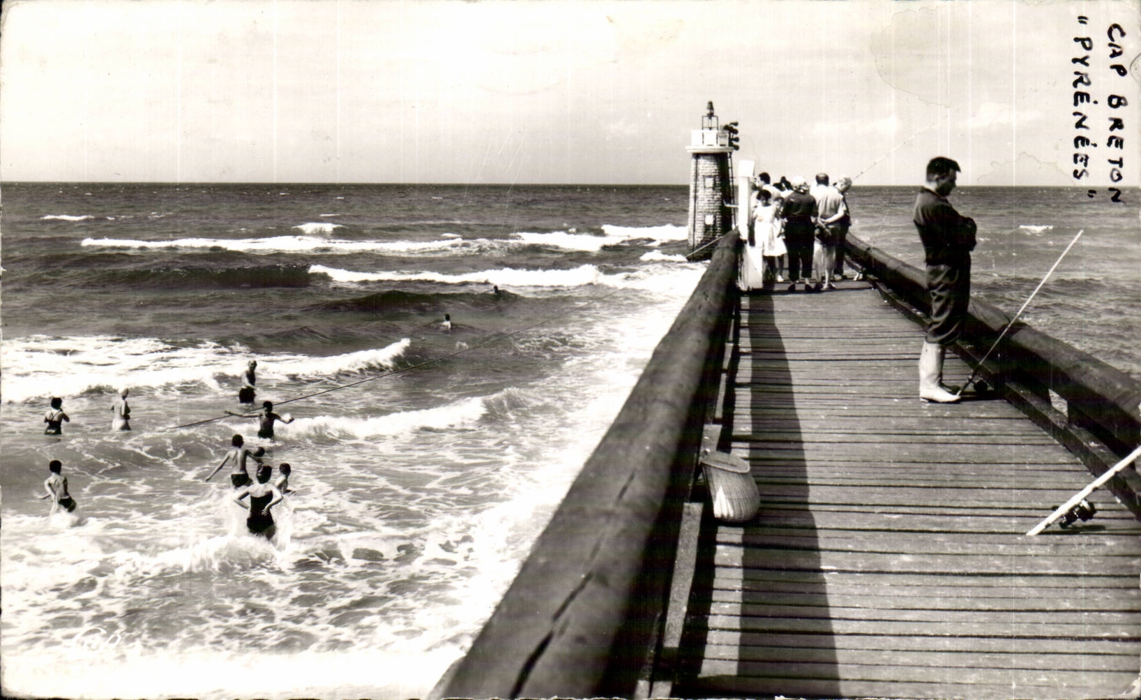 Capbreton on Sea - the Pier - CPA