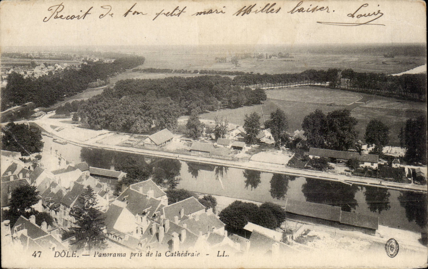 Pare - Panorama taken of the Cathedral - CPA