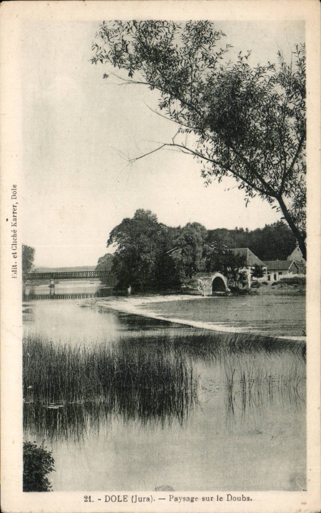 Pare - Landscape on Doubs - CPA