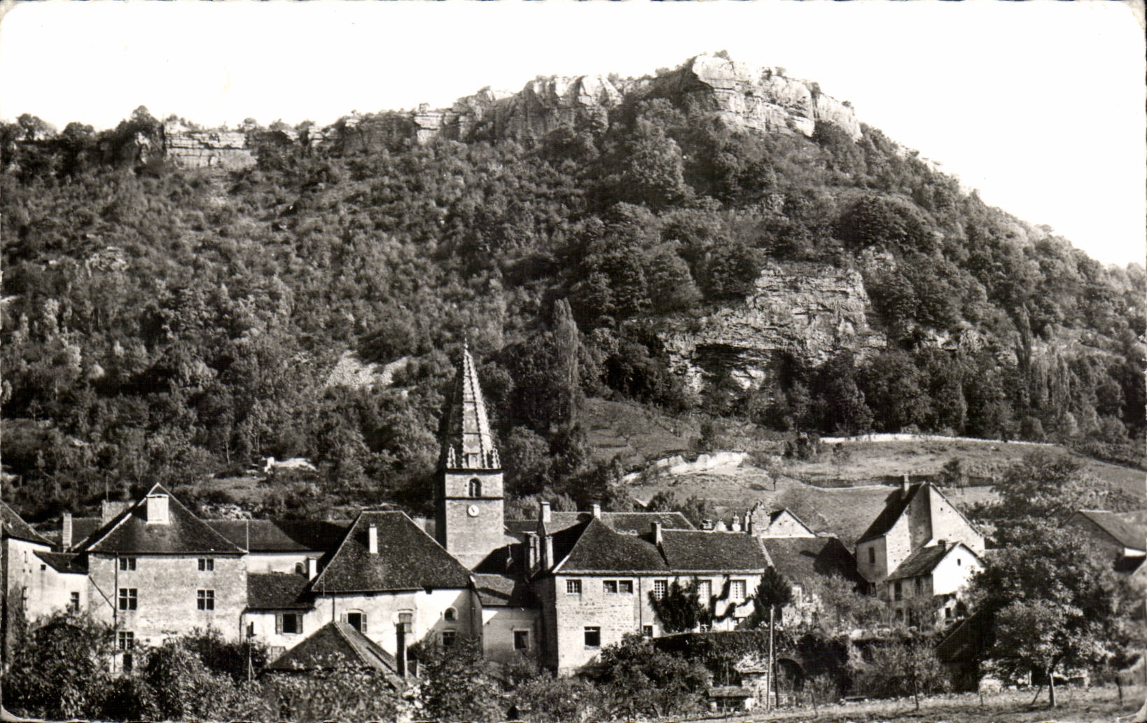 CPSM Baume les Messieurs L'abbaye