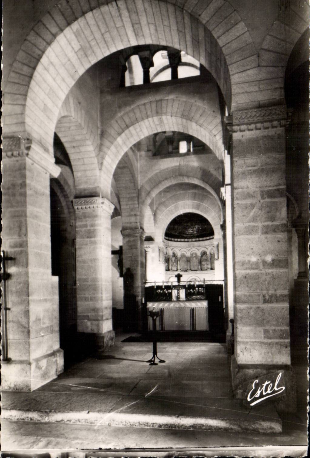 Germigny of Close - the Church - the Interior of the Tower Laterne - CPA