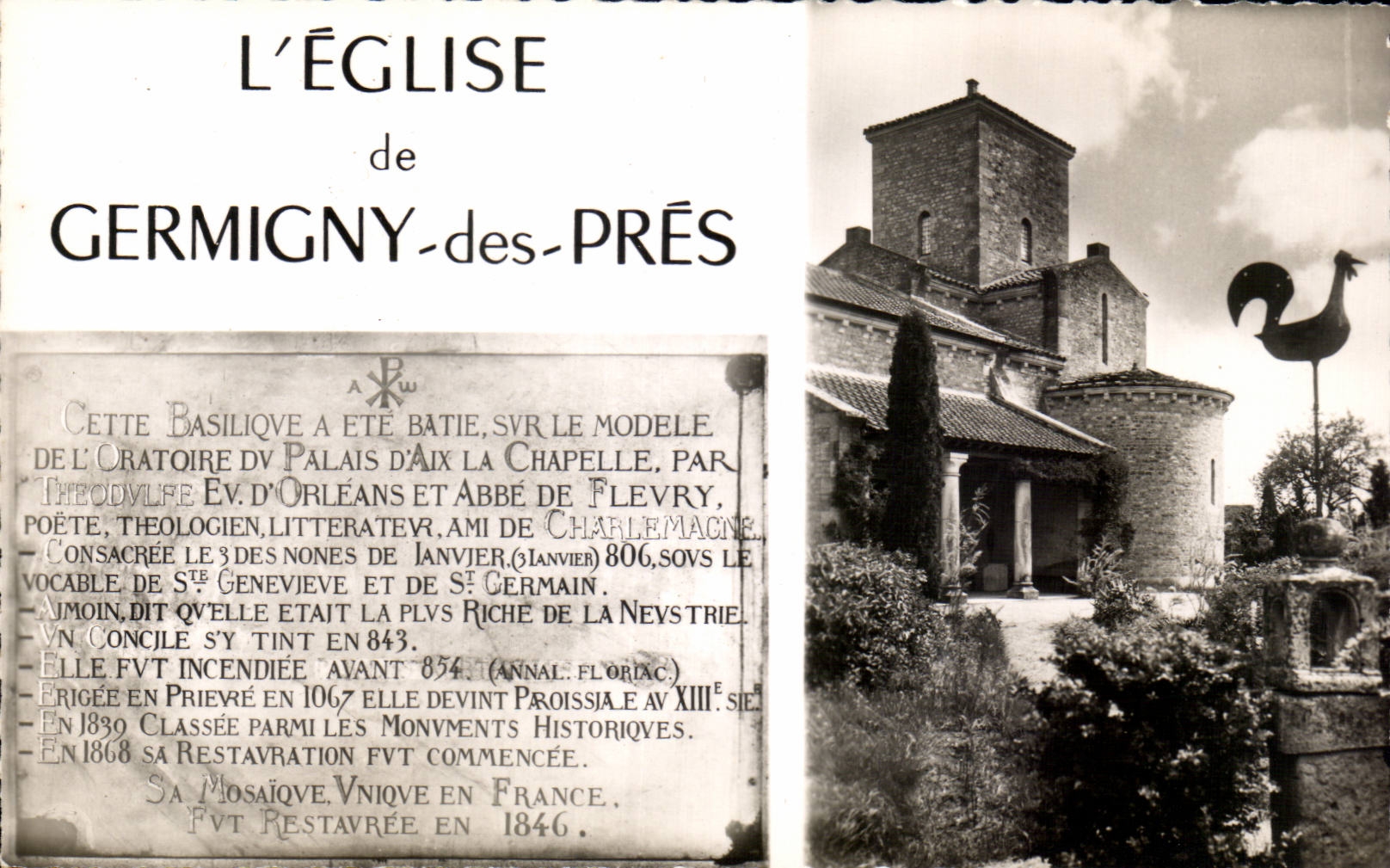 Germigny of Close - the Church - Souvenir - CPA