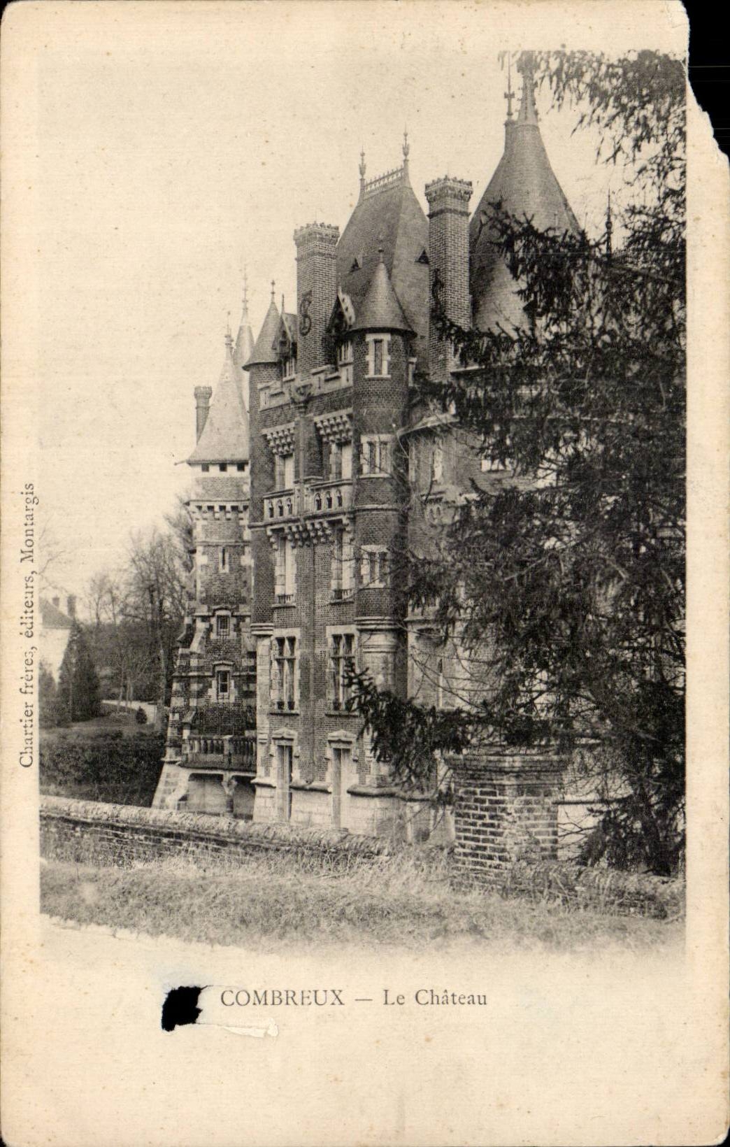 Combreux - the Castle - CPA