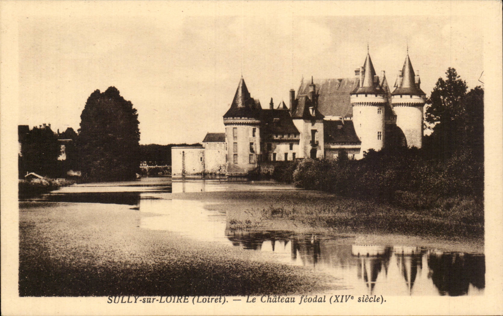 Sully on the Loire it Castle - CPA
