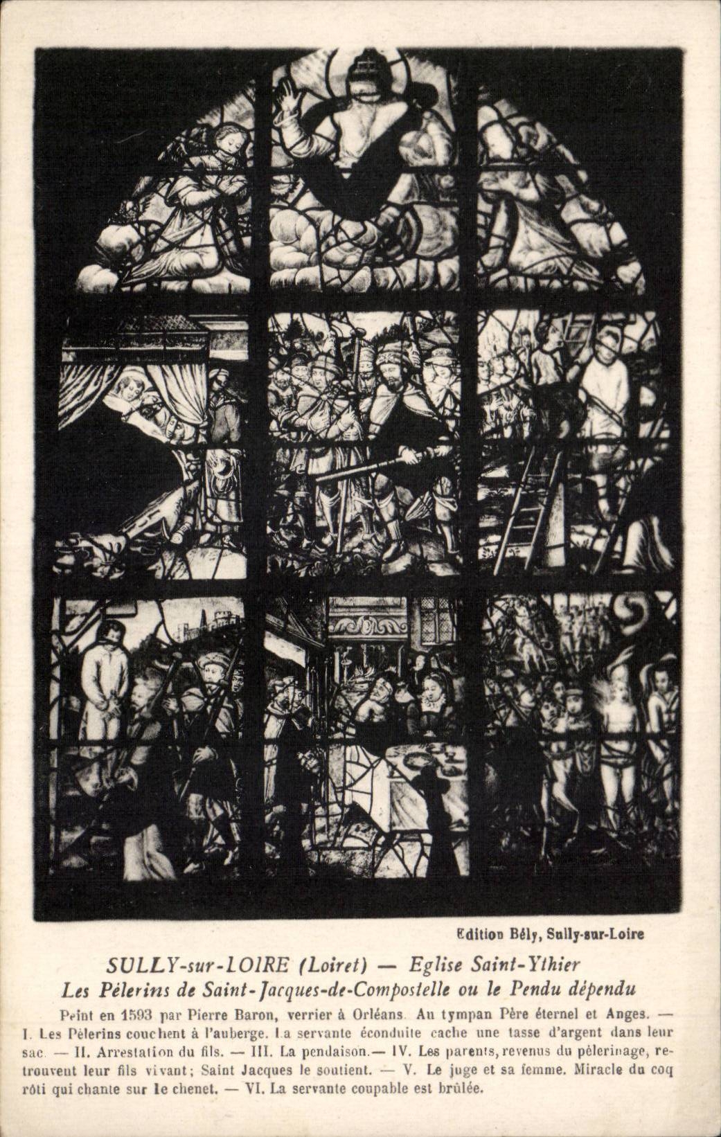 Sully on the Loire - Church Saint Yihier - CPA