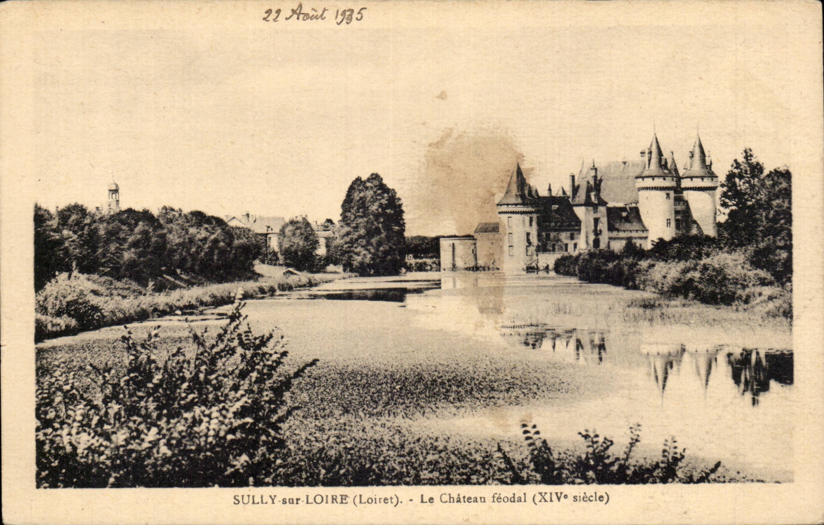 Sully on the Loire it Feudal Castle - CPA