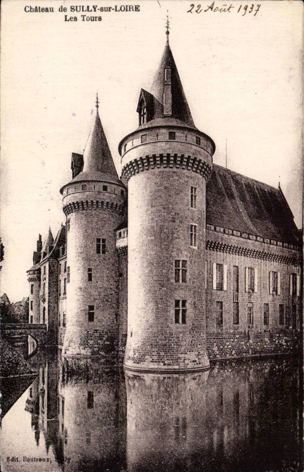 Sully on the Loire it Feudal Castle - Tours - CPA