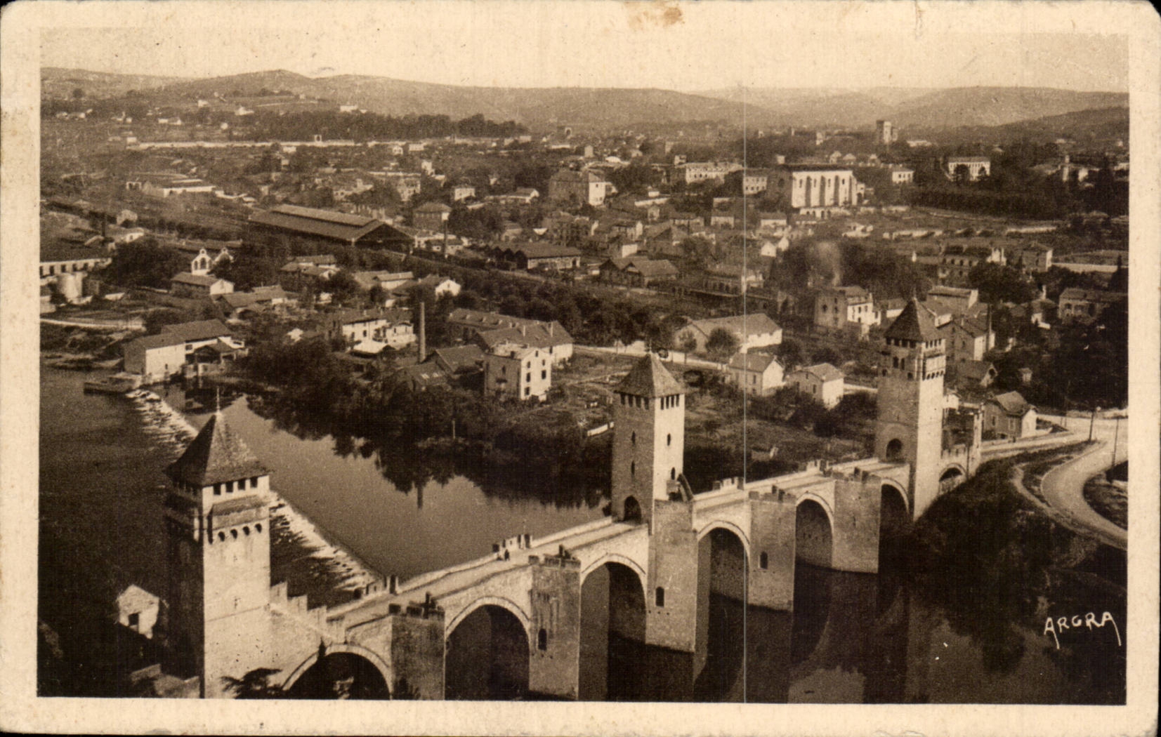 Cahors el puente de Valentre - CPA