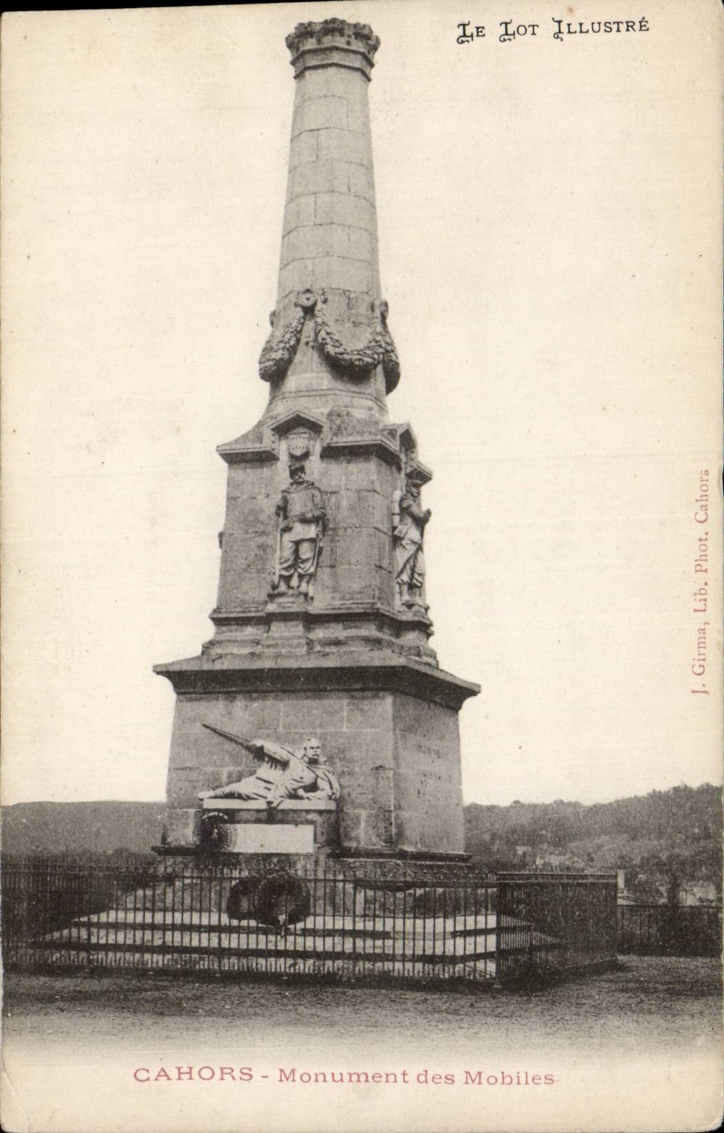 Cahors - Monument of the Mobiles - CPA