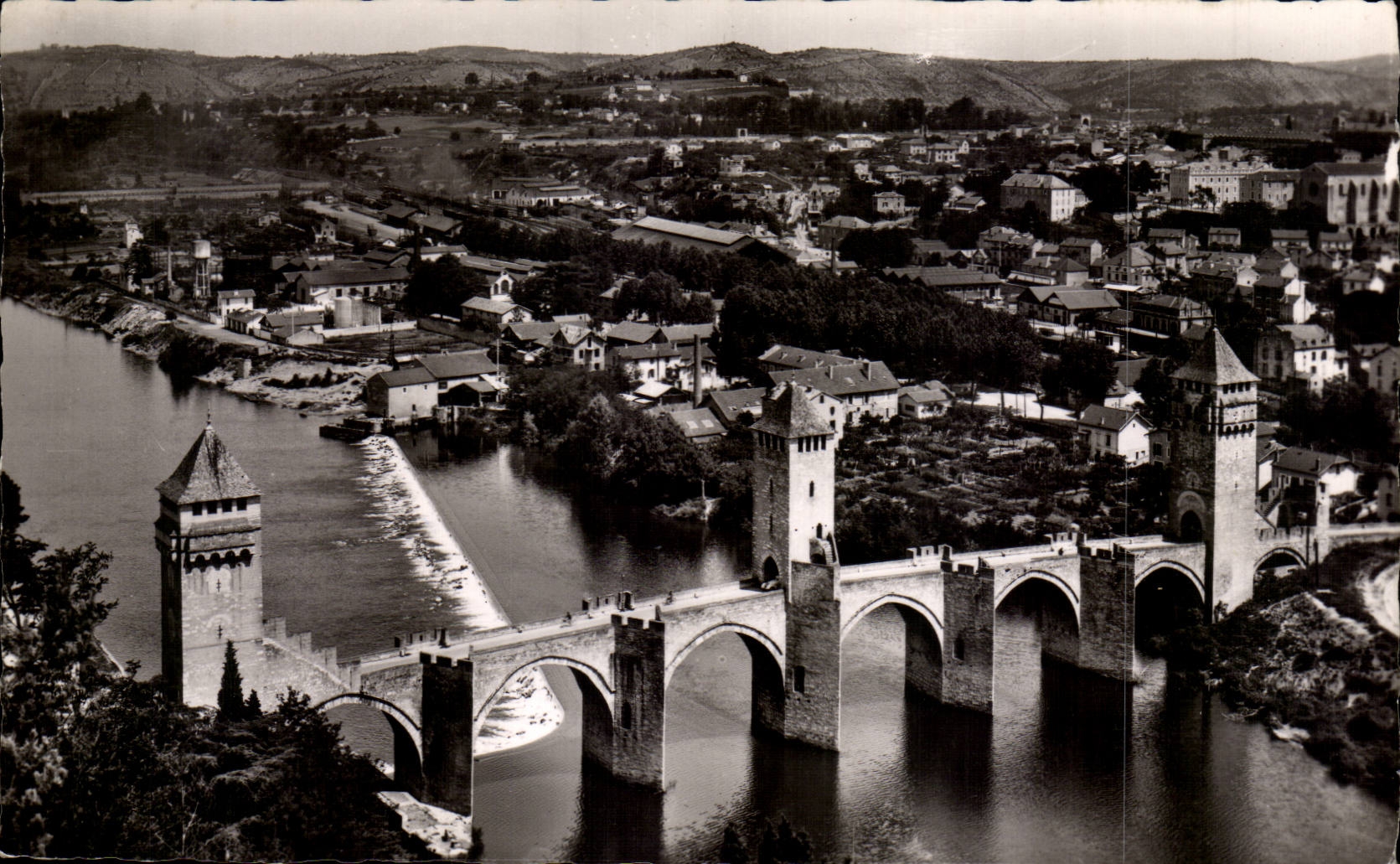 Cahors - View and the Bridge - CPA