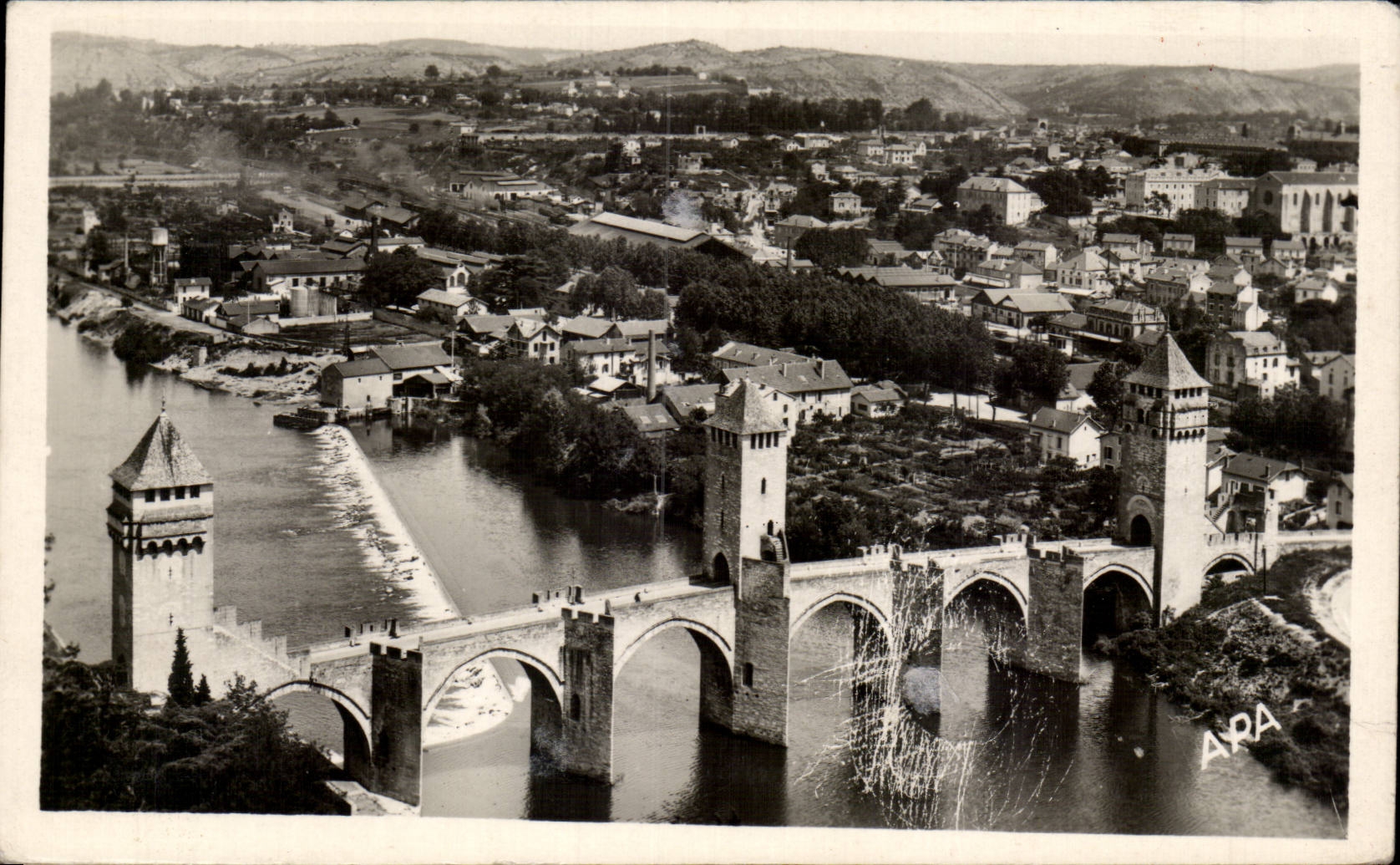 Cahors - View - Pont Valentre - CPA