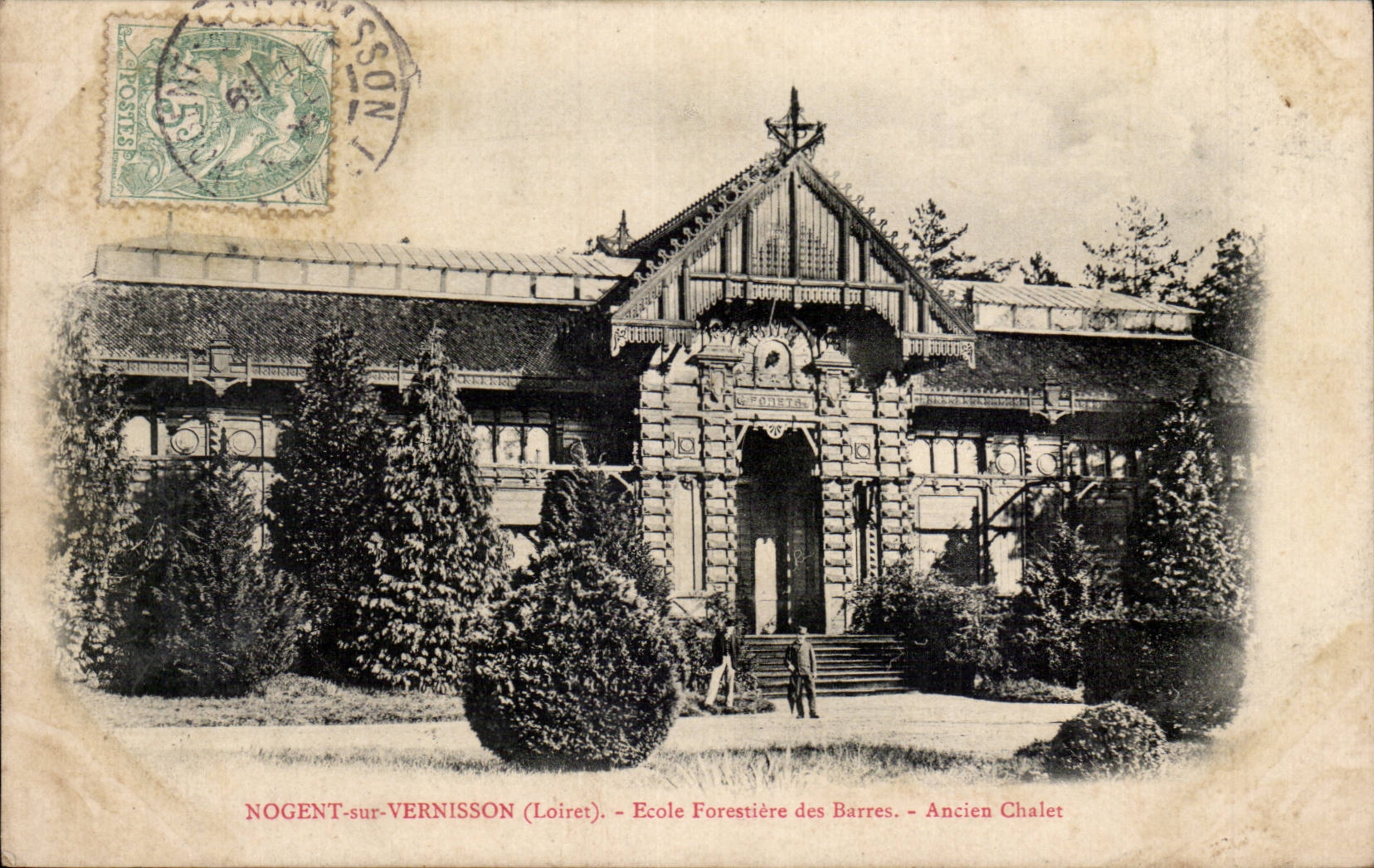 Nogent on Vernisson - Forestiere School of the Bars - Old Country cottage - CPA