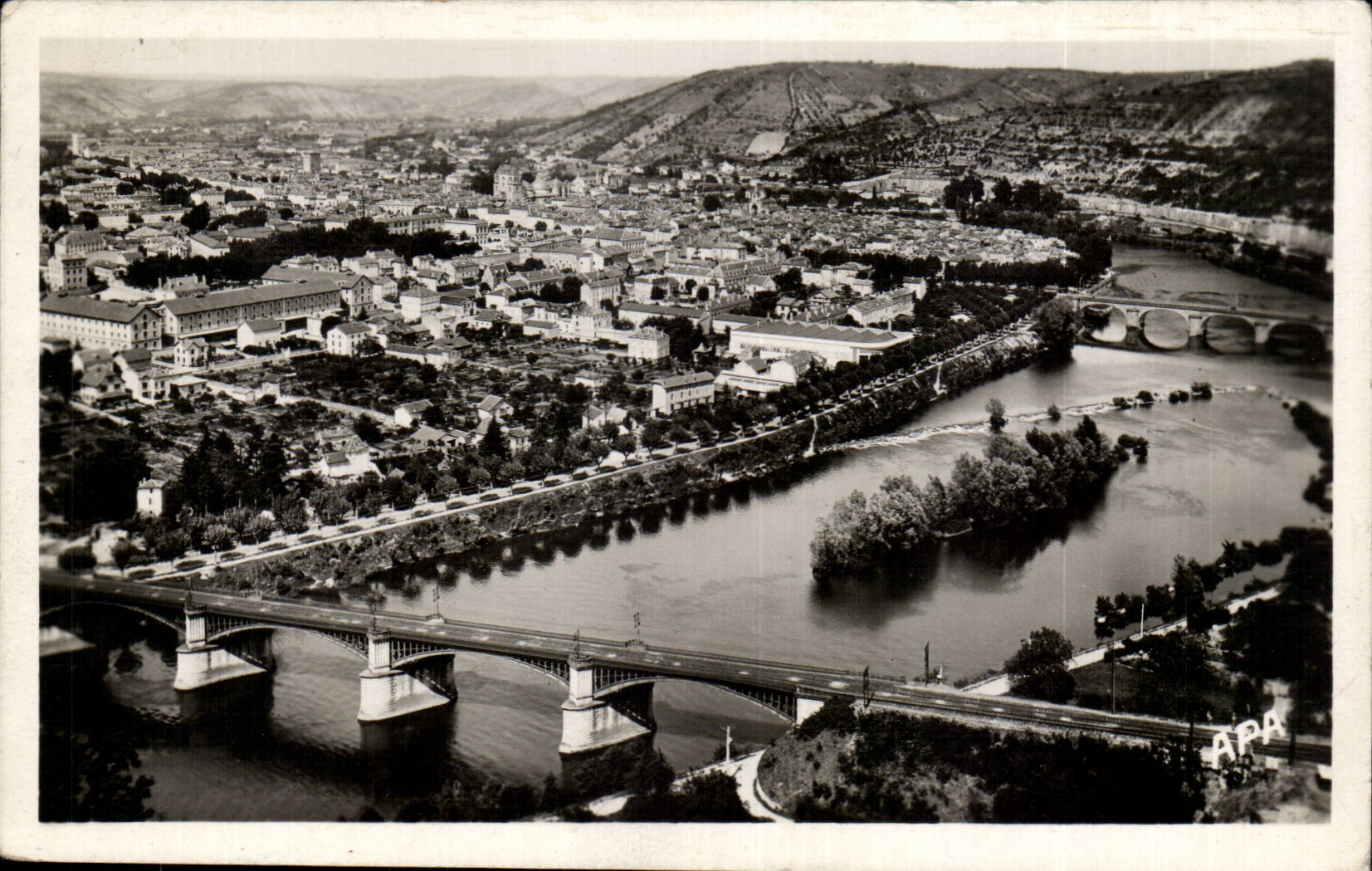 Cahors - View and the Bridge Louis Philippe - CPA