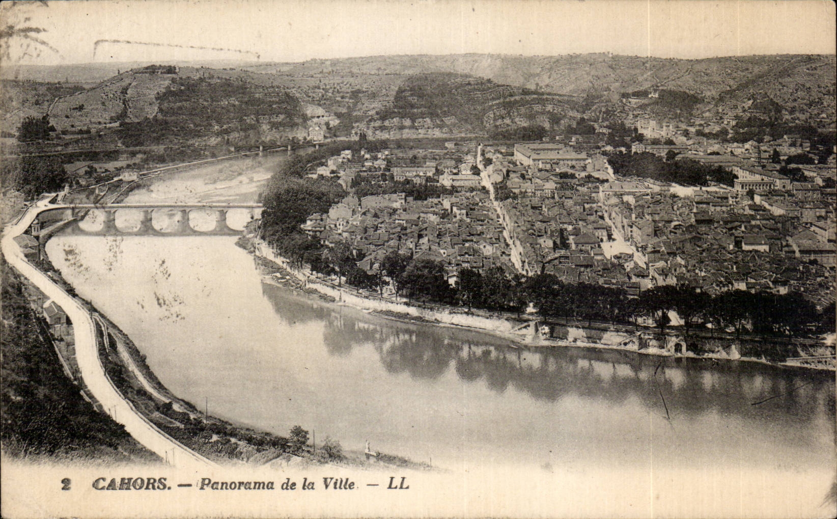 Cahors - Panorama of the City - CPA