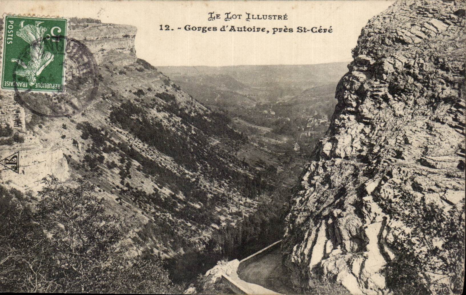 Gorges d'Autoire pres St Cere - CPA 