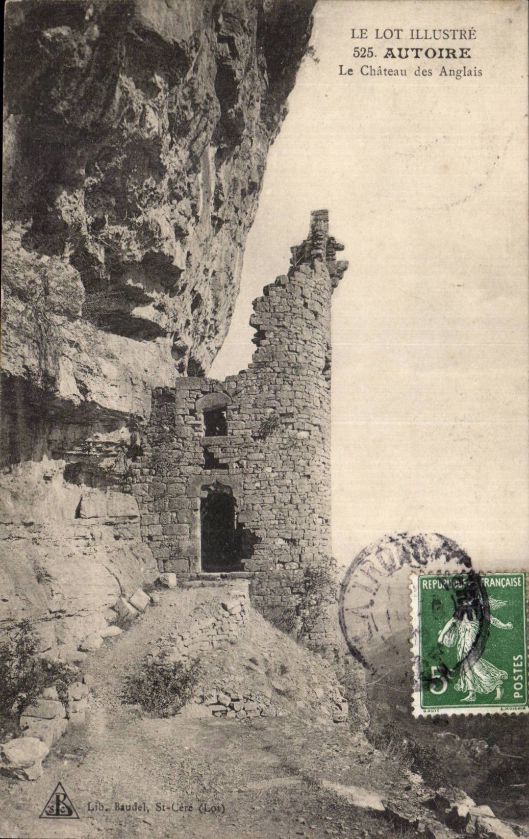 Autoire - Le Chateau des Anglais - CPA 