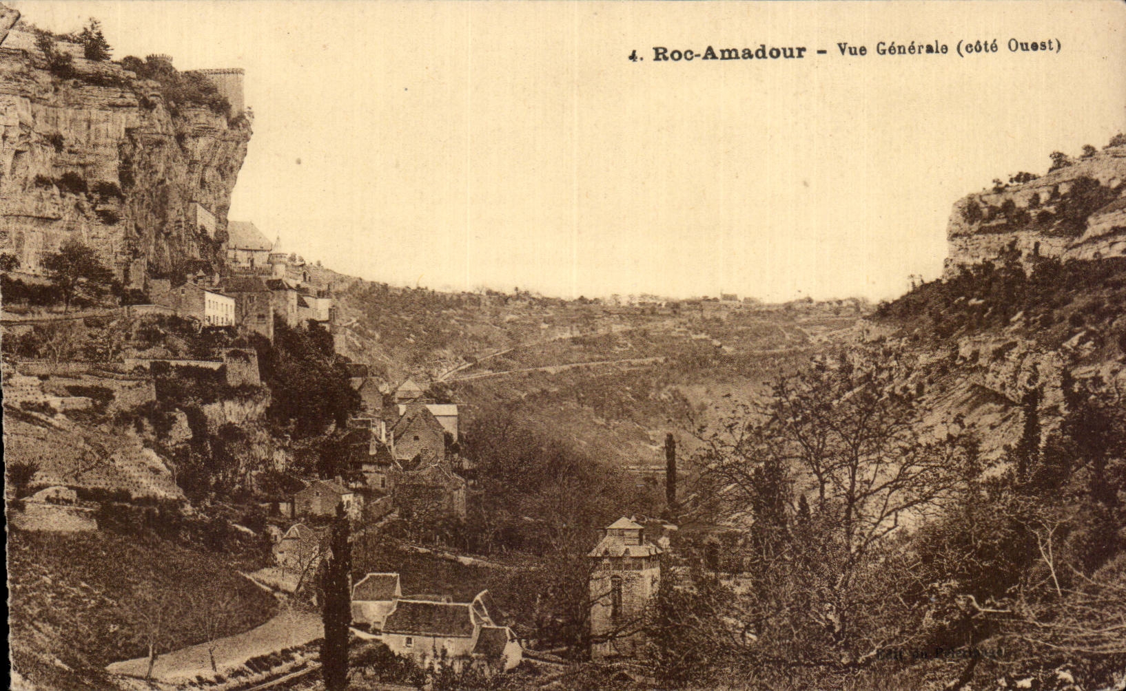 Rocamadour - Vue Generale - CPA 