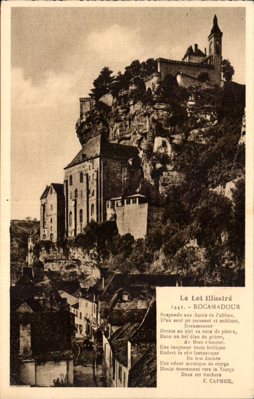 Rocamadour - Vue Generale - CPA 