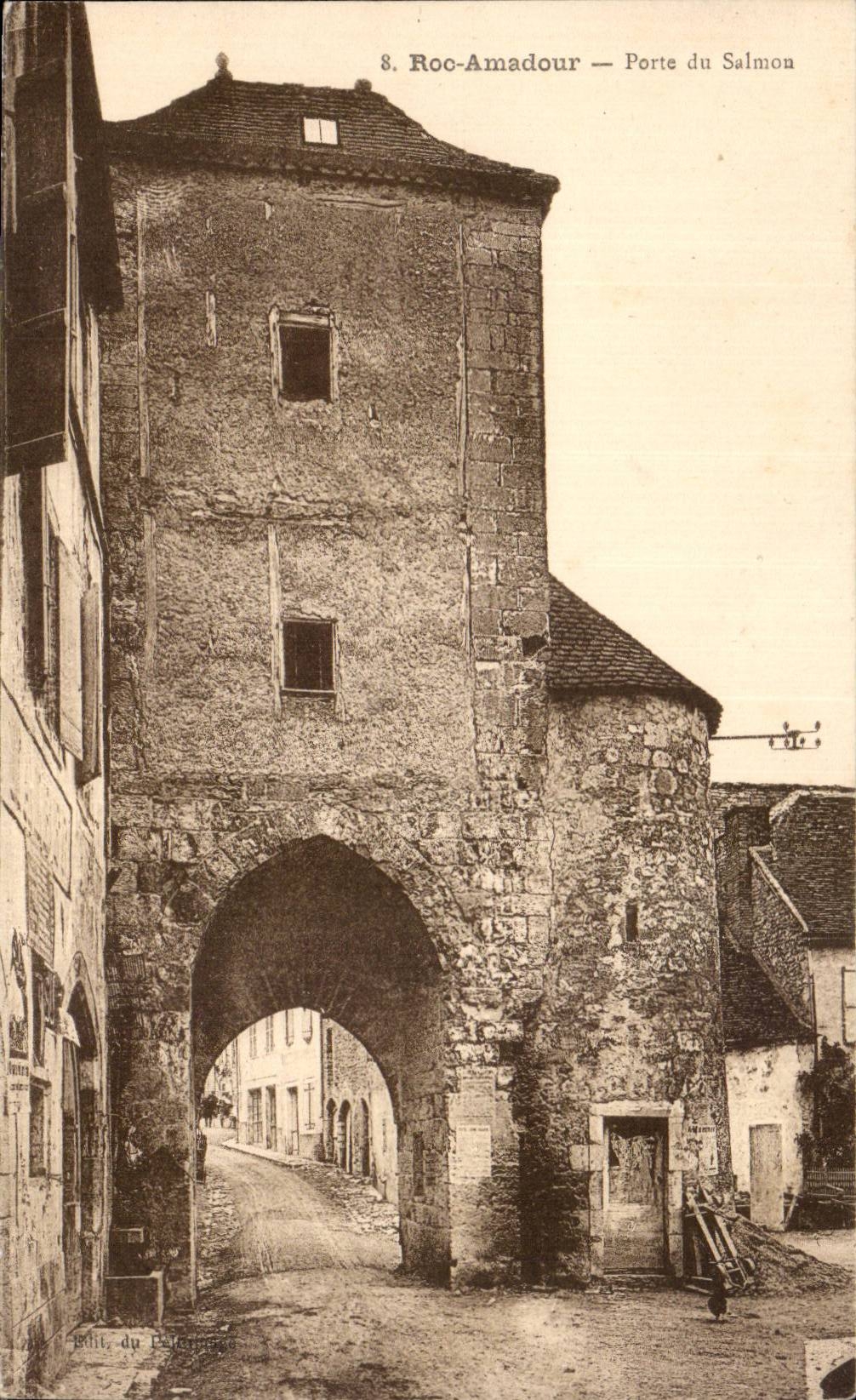 Rocamadour - Porte du Salmon - CPA 