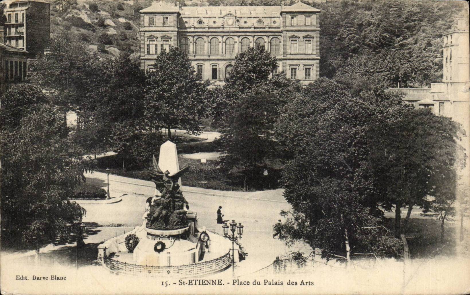 Saint Etienne - Place of the Palate of Arts - CPA