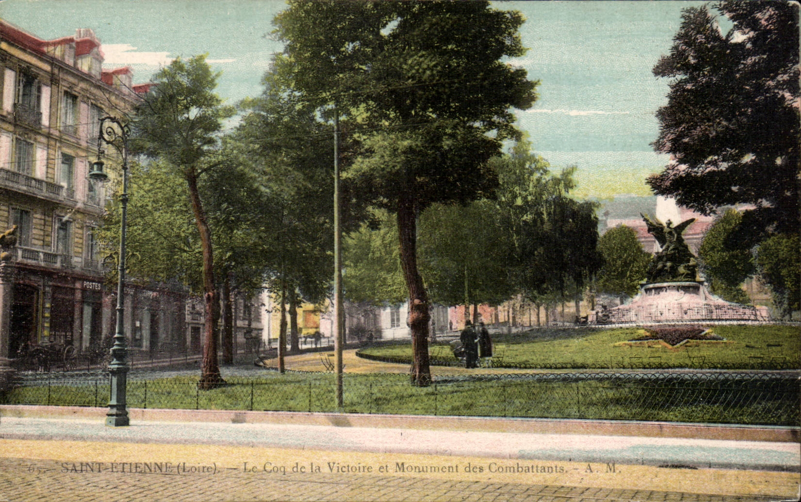 Saint-E'tienne el martillo del Victoire y de los monumentos de los combatientes - CPA