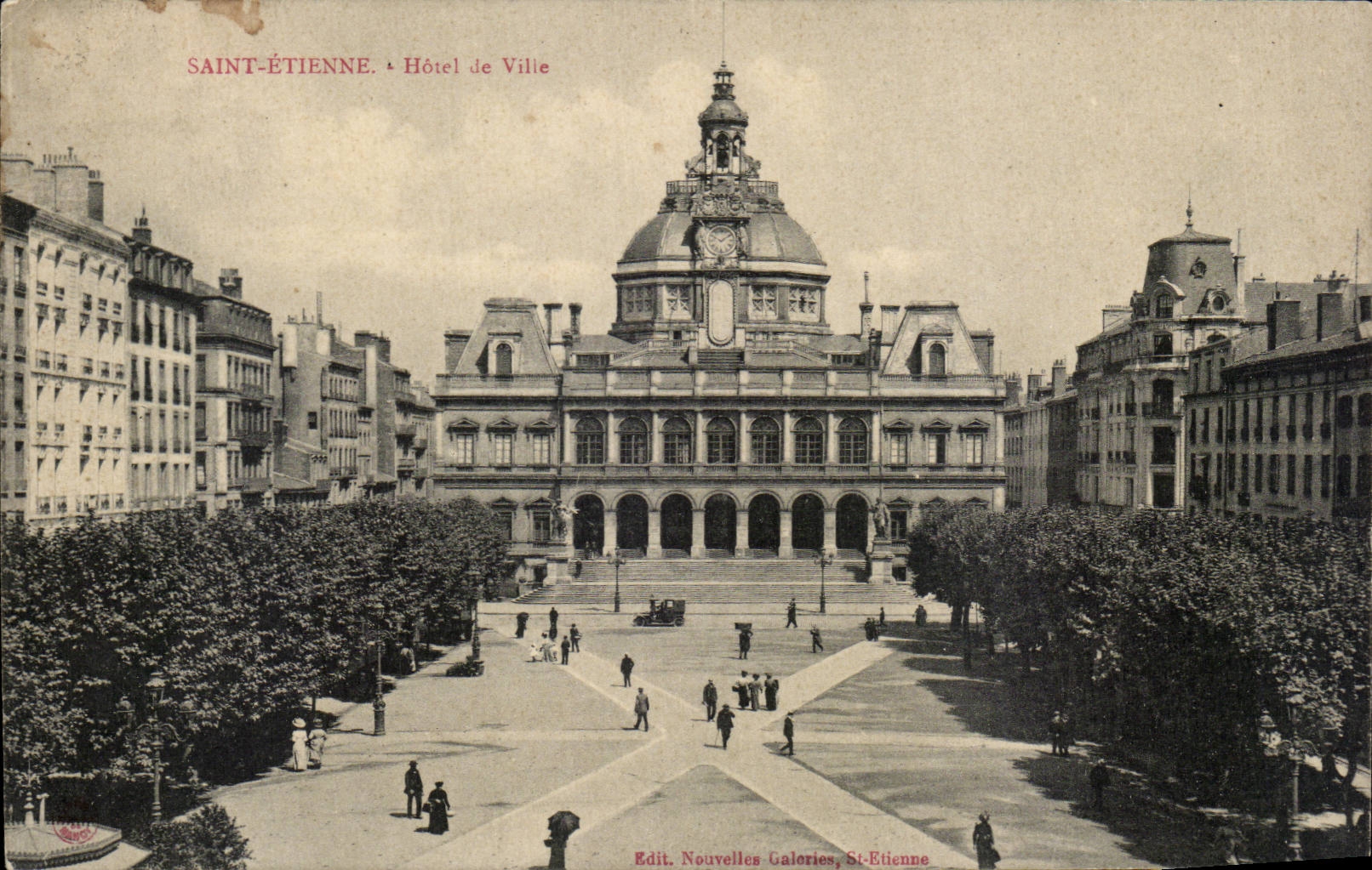 Saint Etienne - Town hall - CPA