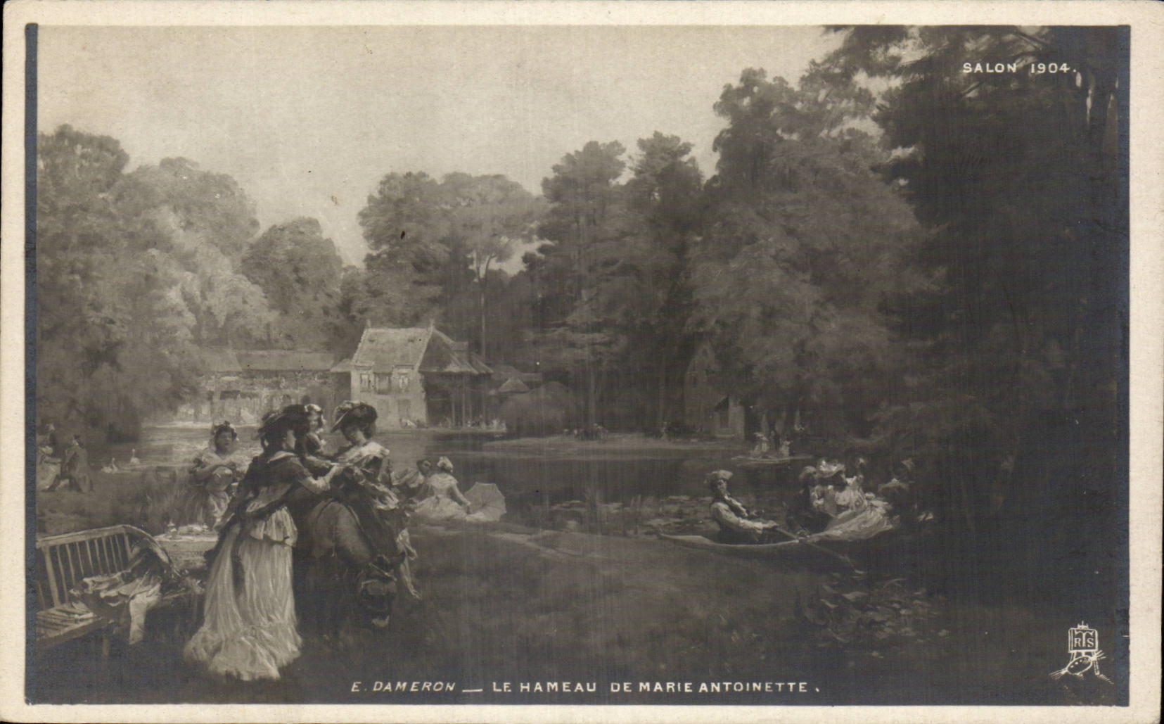 CPA Fantaisie Dameron Le hameau de Marie Antoinette