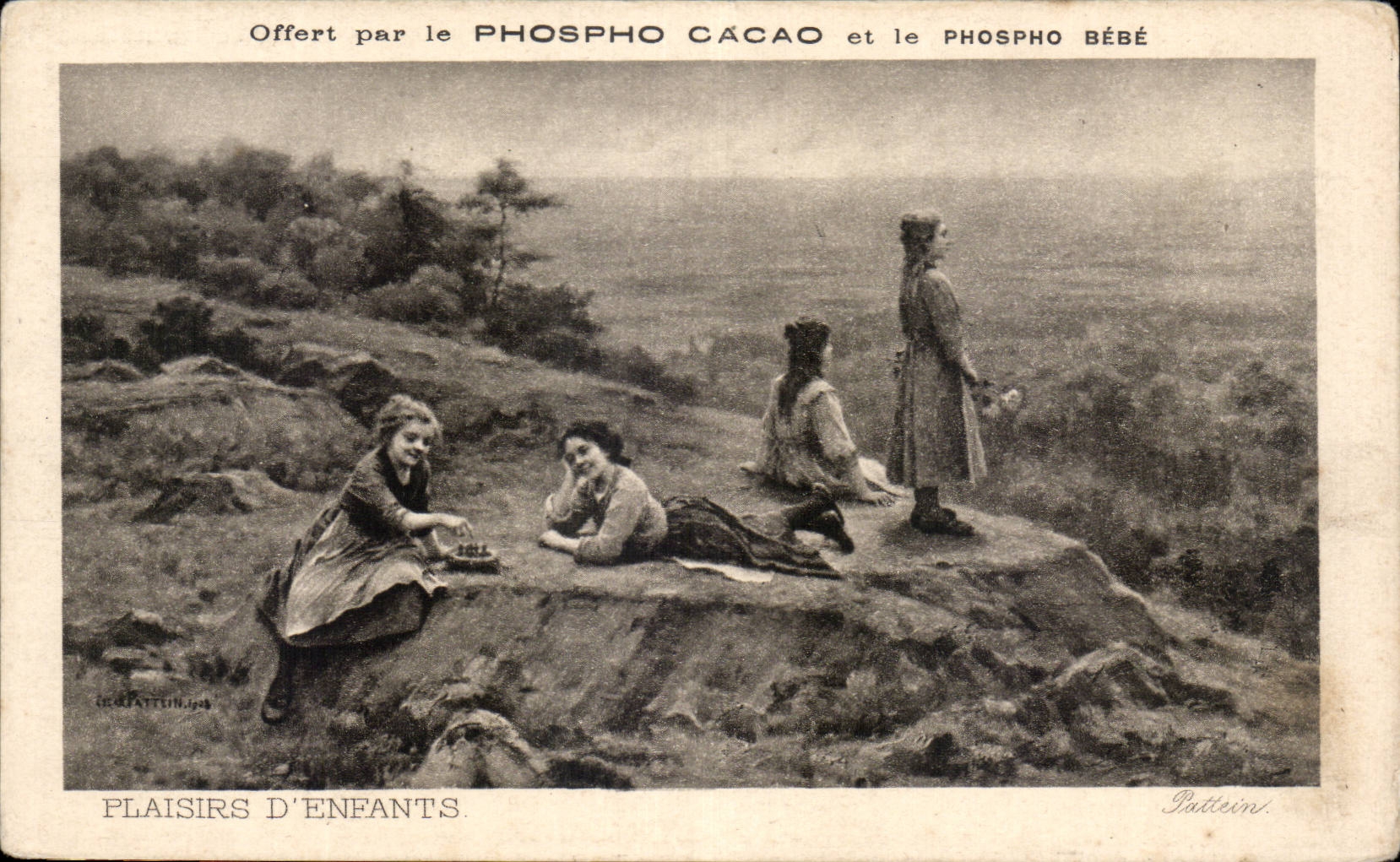 CPA Fantaisie Plaisirs d'enfants Pattein 