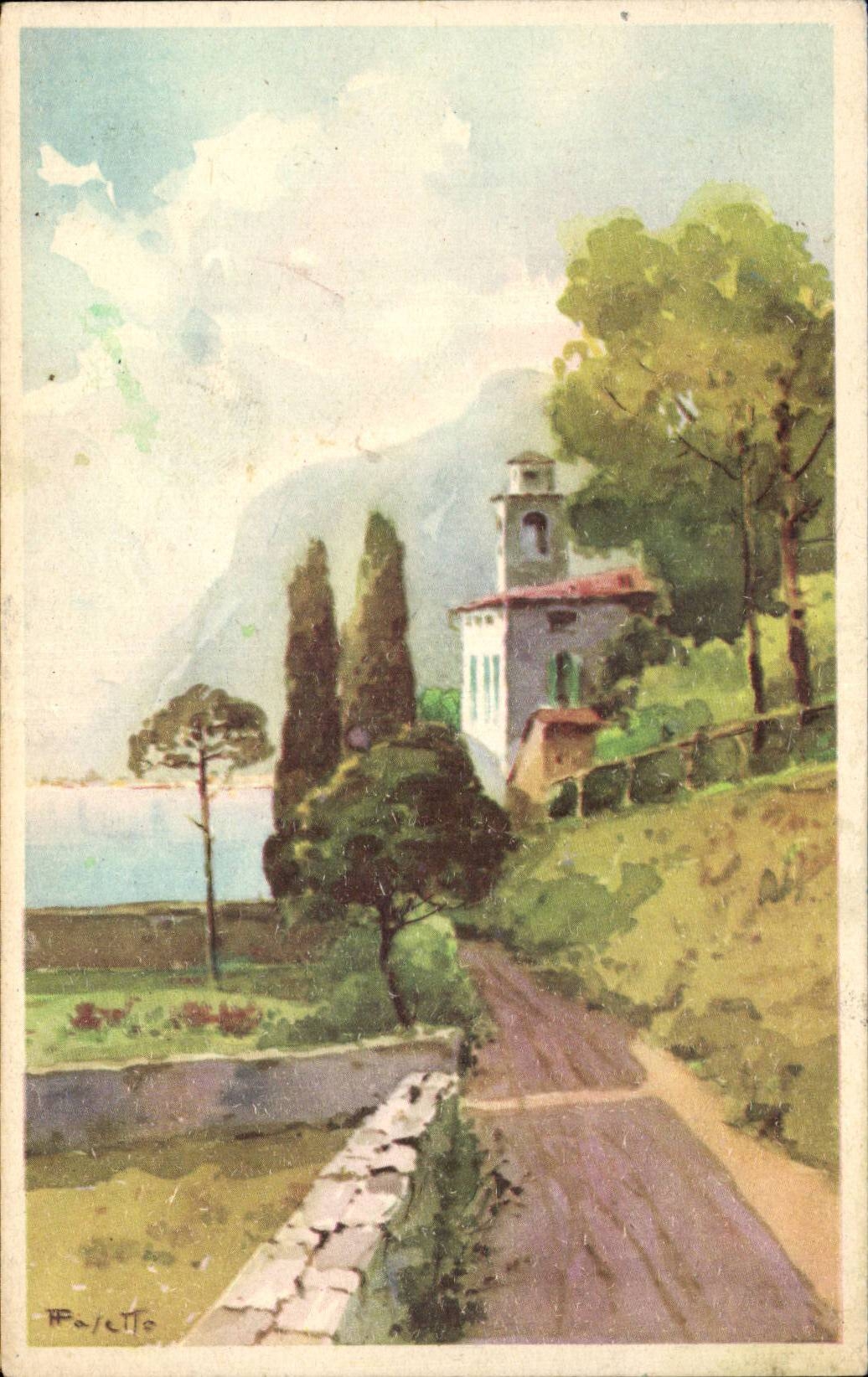 CPA Fantaisie Paysage