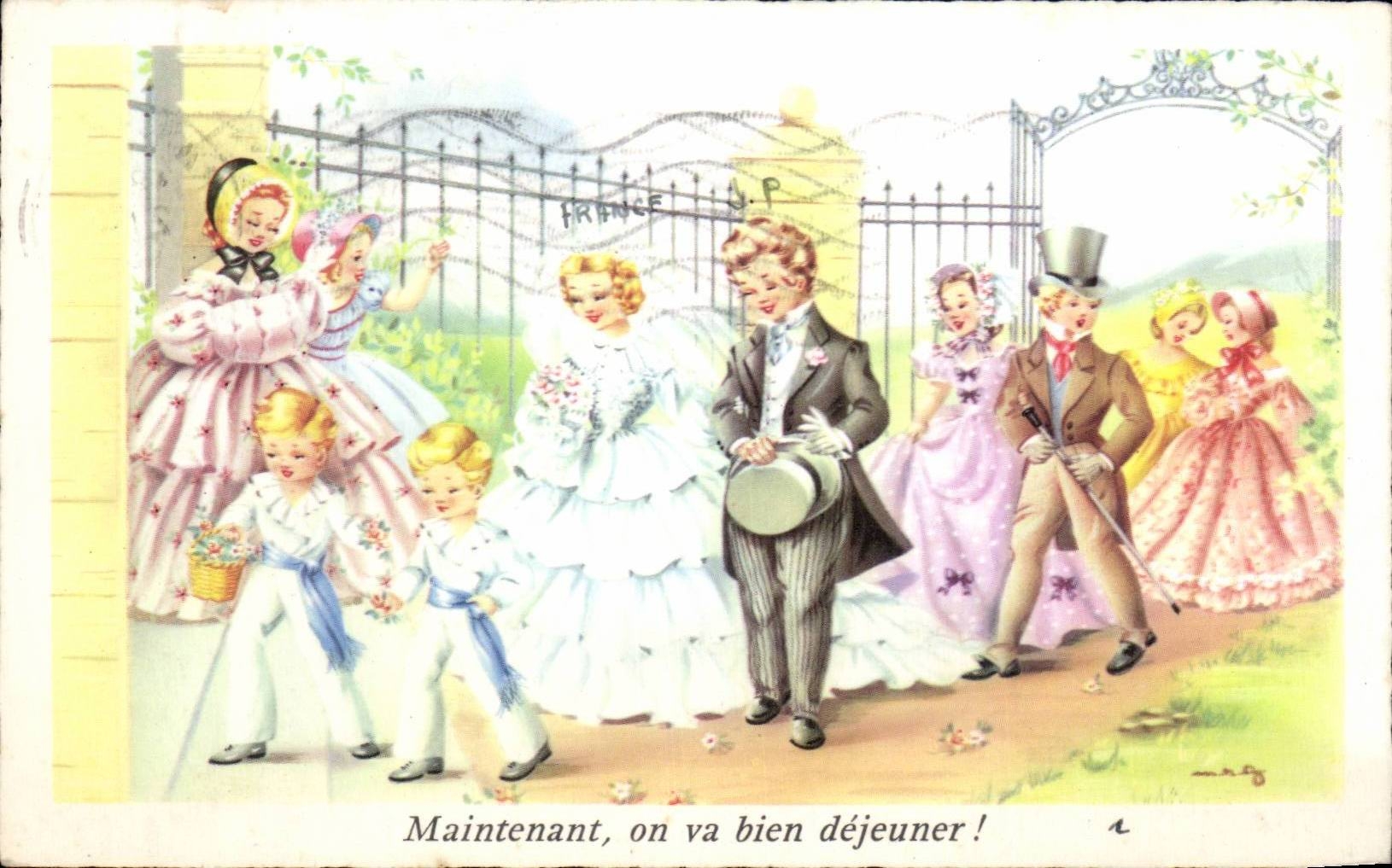 CPA Fantaisie ahora un pozo almorzara! Union