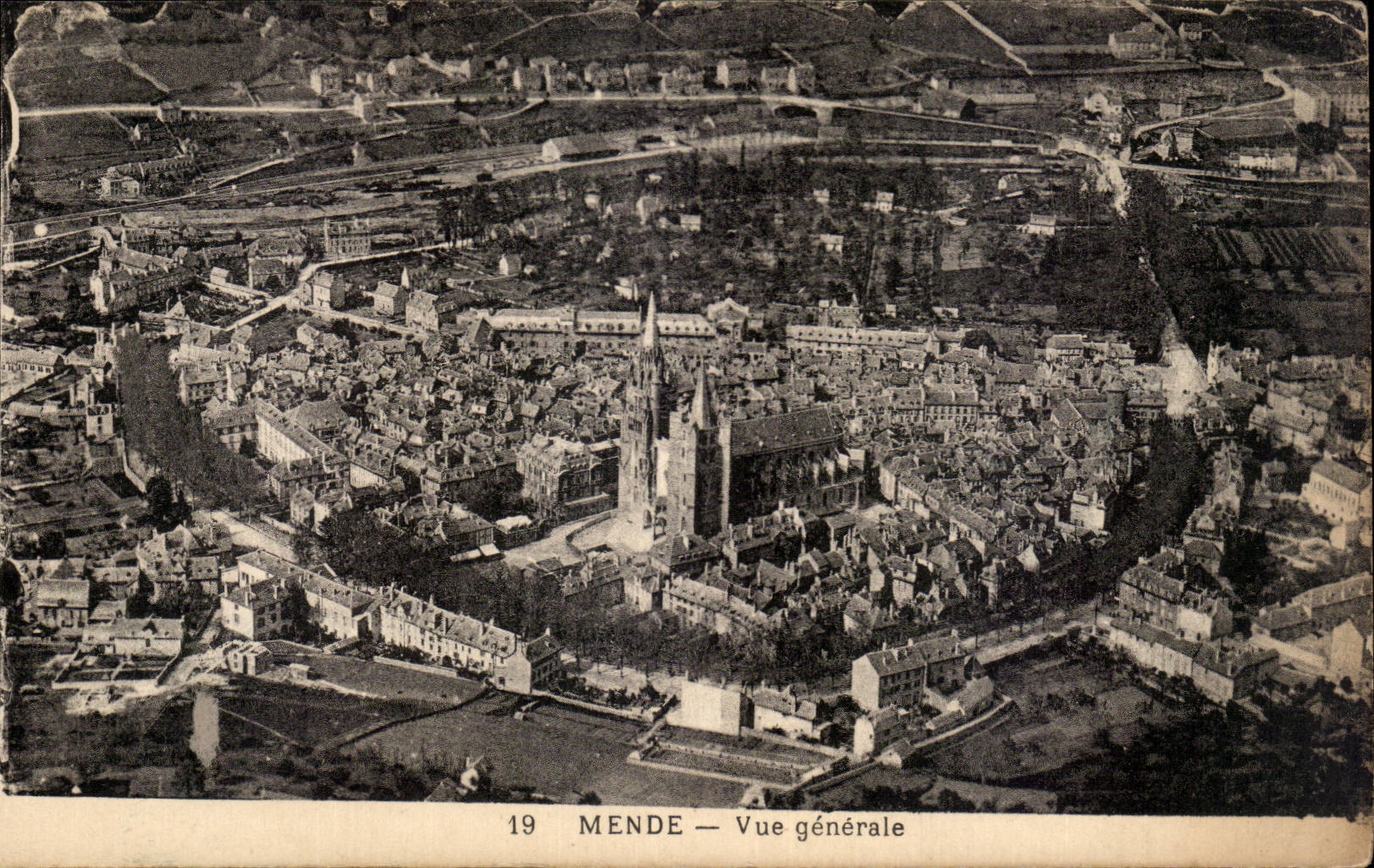 CPA Mende Vue generale