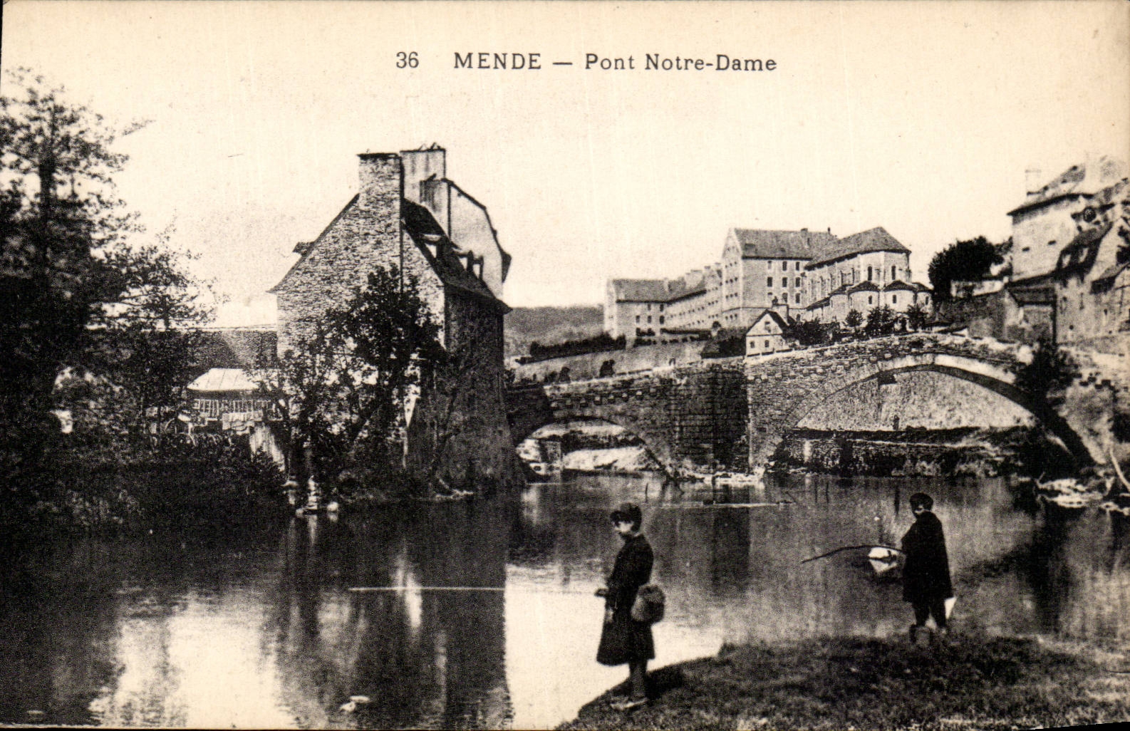 CPA Mende Pont Notre Dame