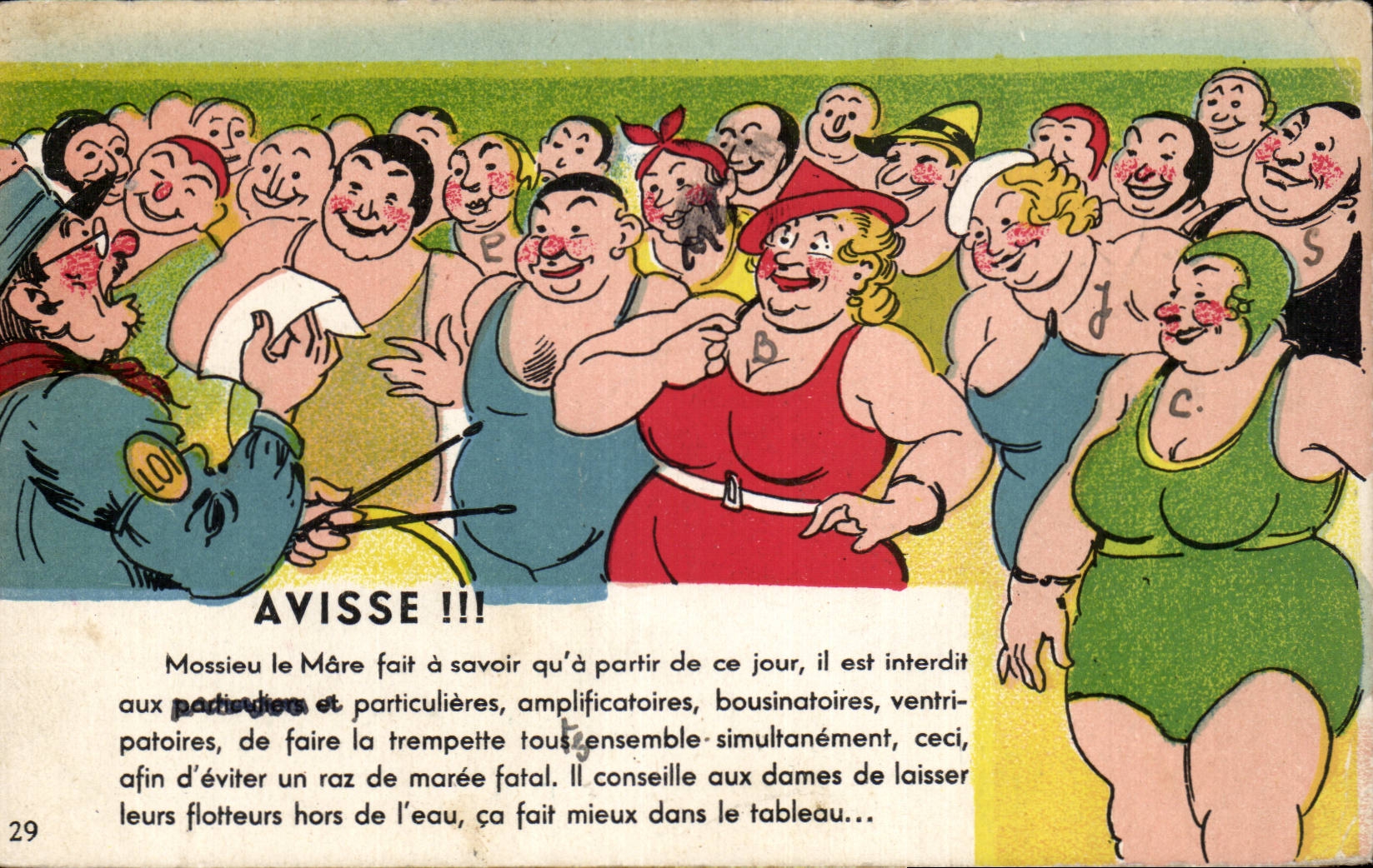 Humour - Illustration - Avisse - CPA 