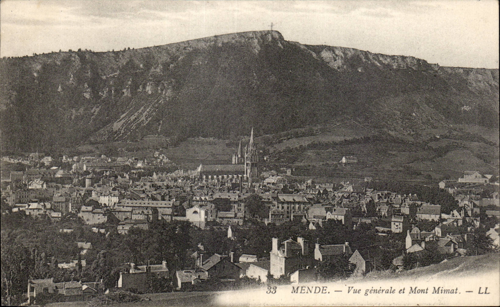 Mende - Vue Generale - Mont Mimat - CPA 