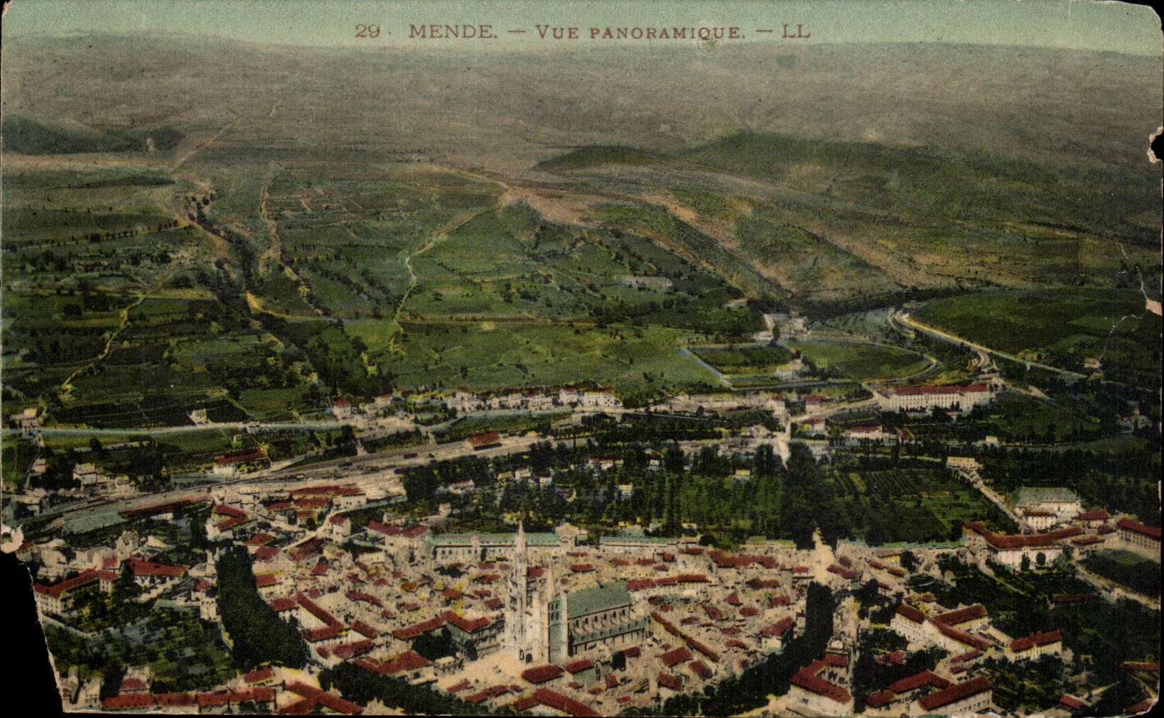 Mende - Vue Generale - CPA 