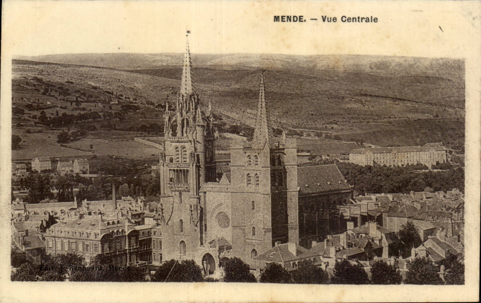 Mende - Vue Generale - CPA 
