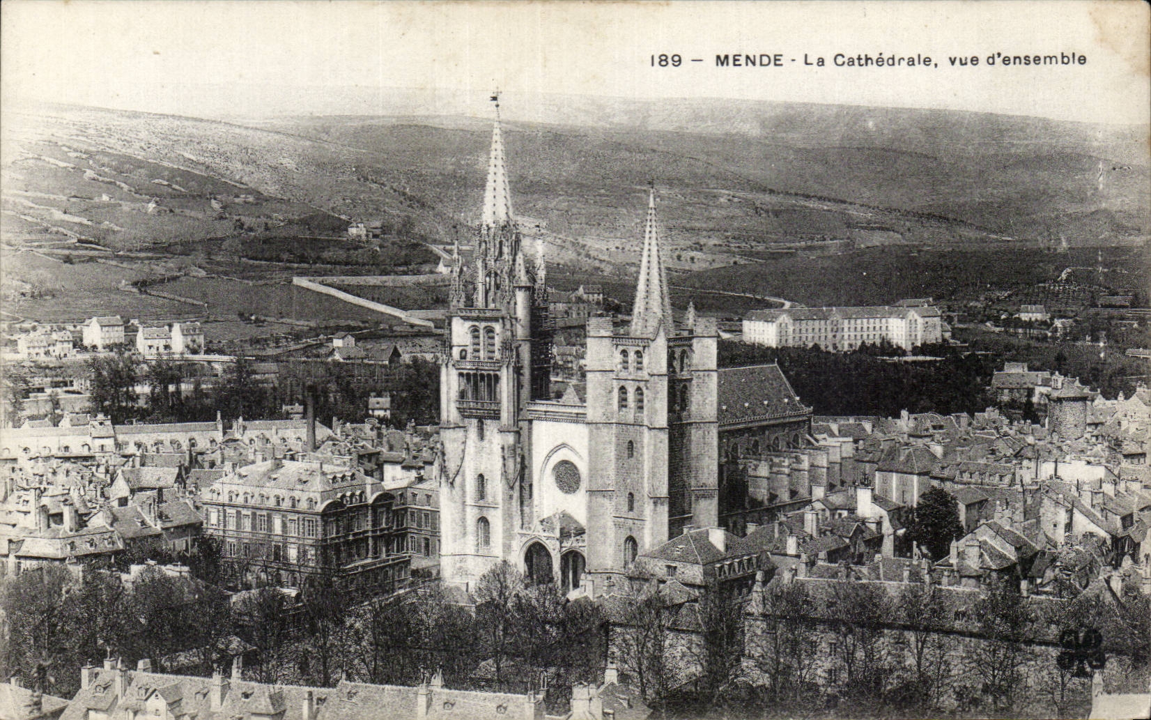 Mende - La Cathedrale - CPA 