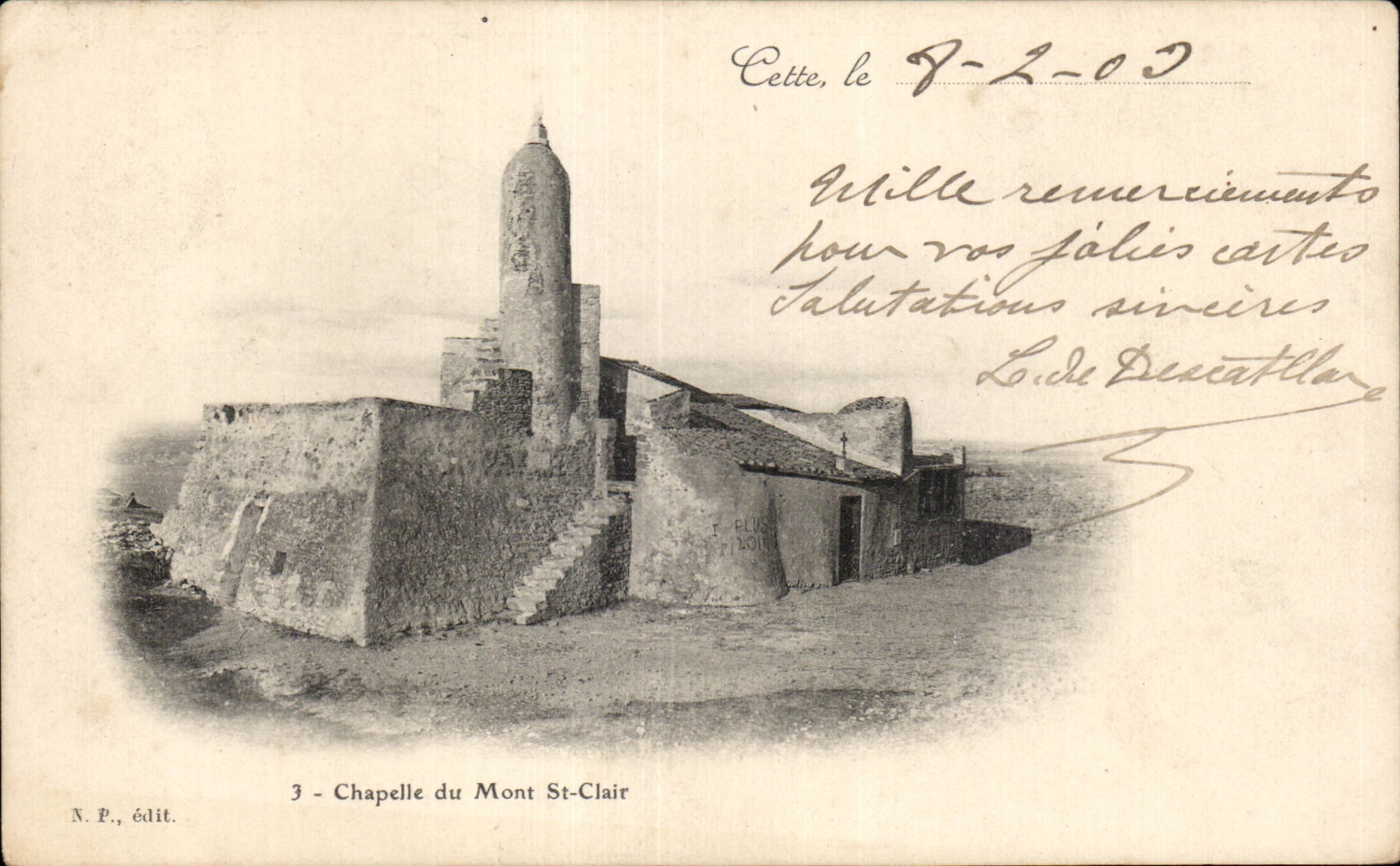 Sete - Cette - Vault of the Mount Clear St - CPA