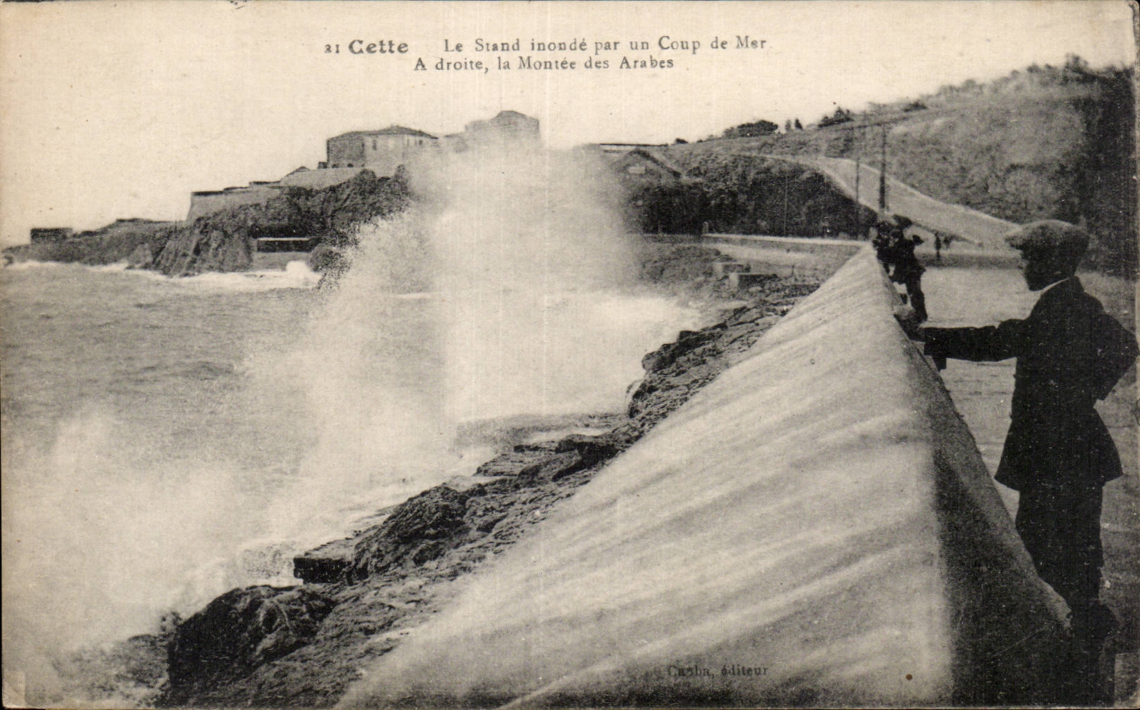 Sete - Cette it Stand Floods by a Heavy swell - CPA