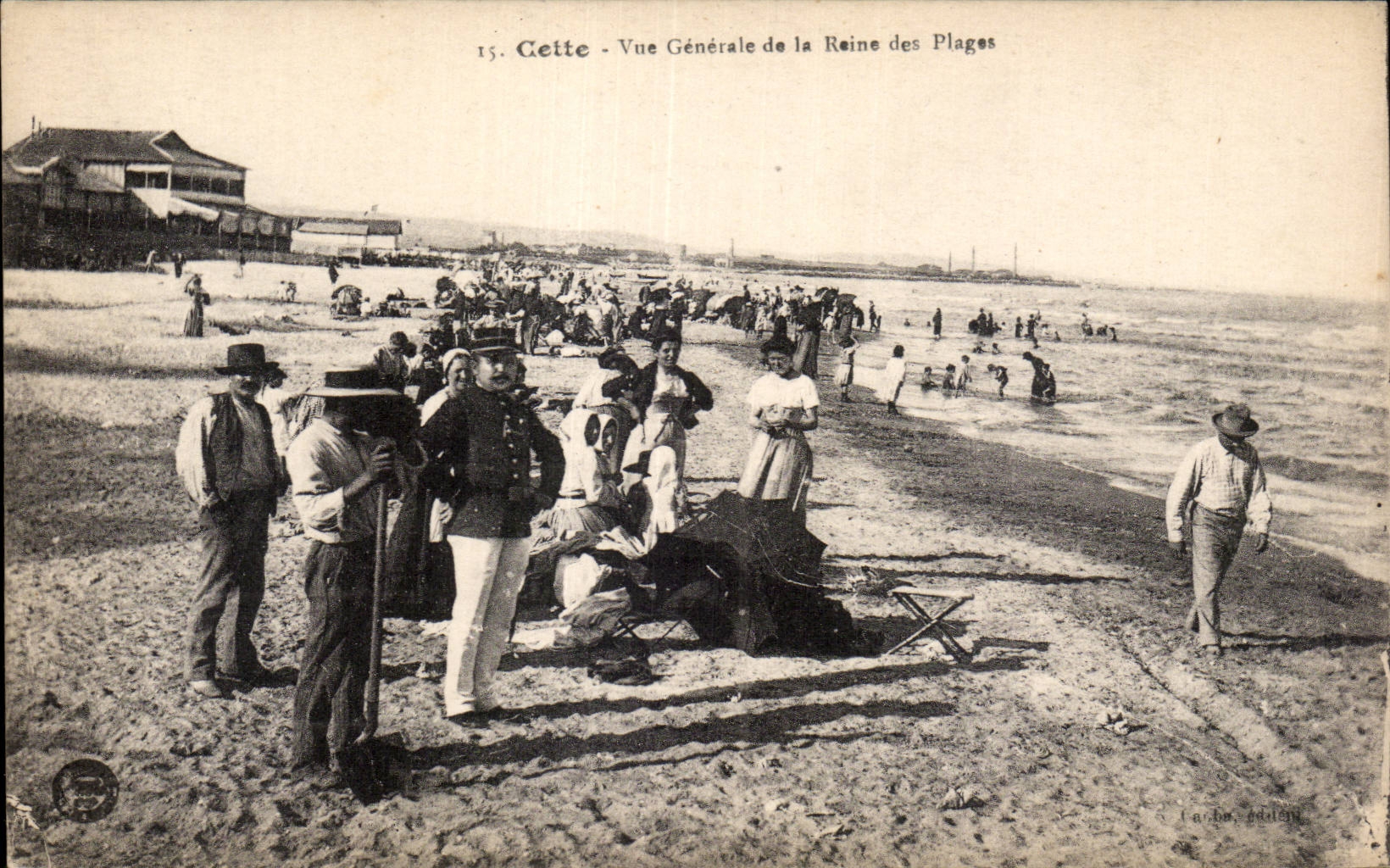 Sete - Cette - View of the Queen of the Beaches - CPA