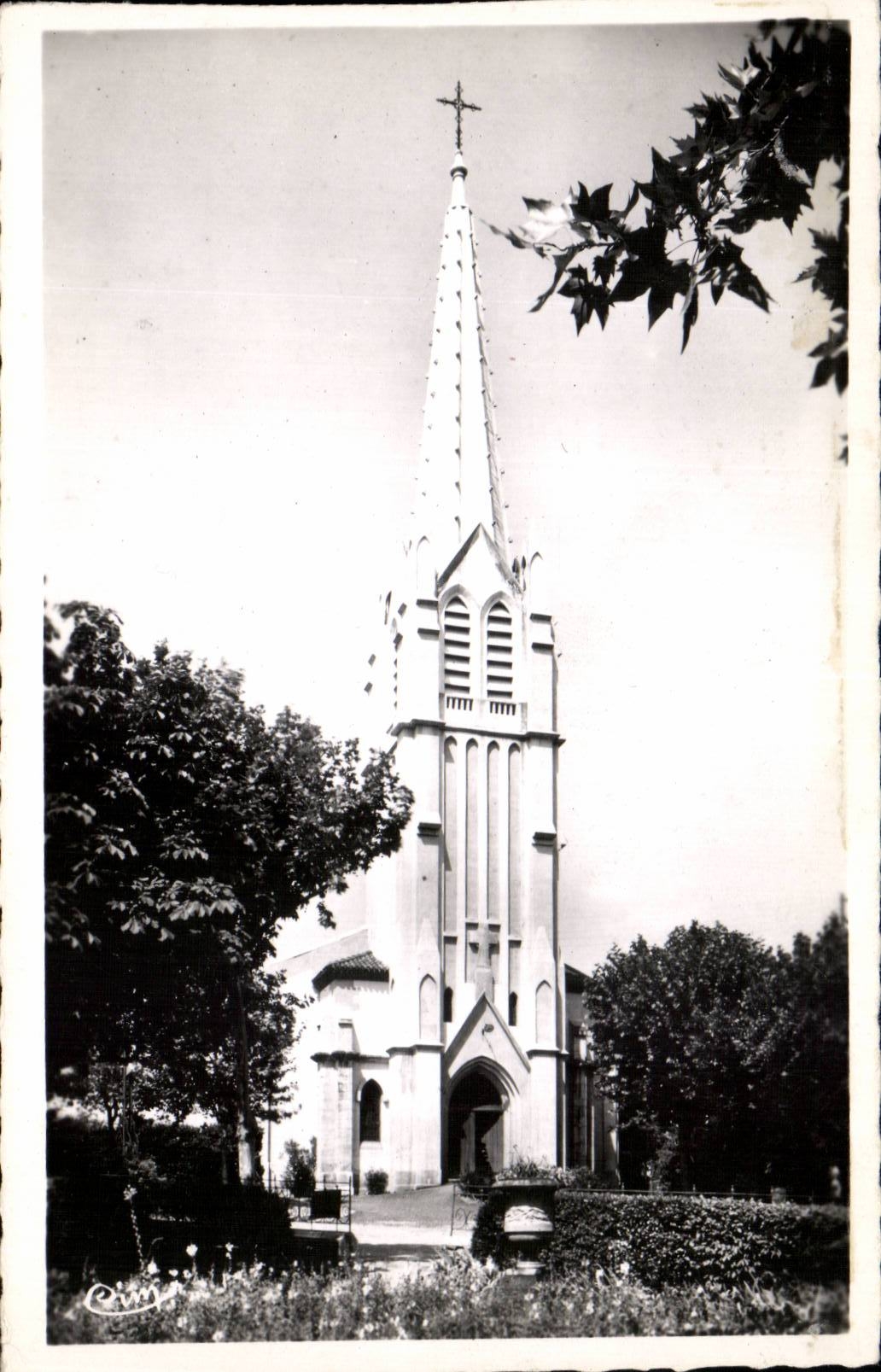 Lamalou les Bains - the Church - CPA