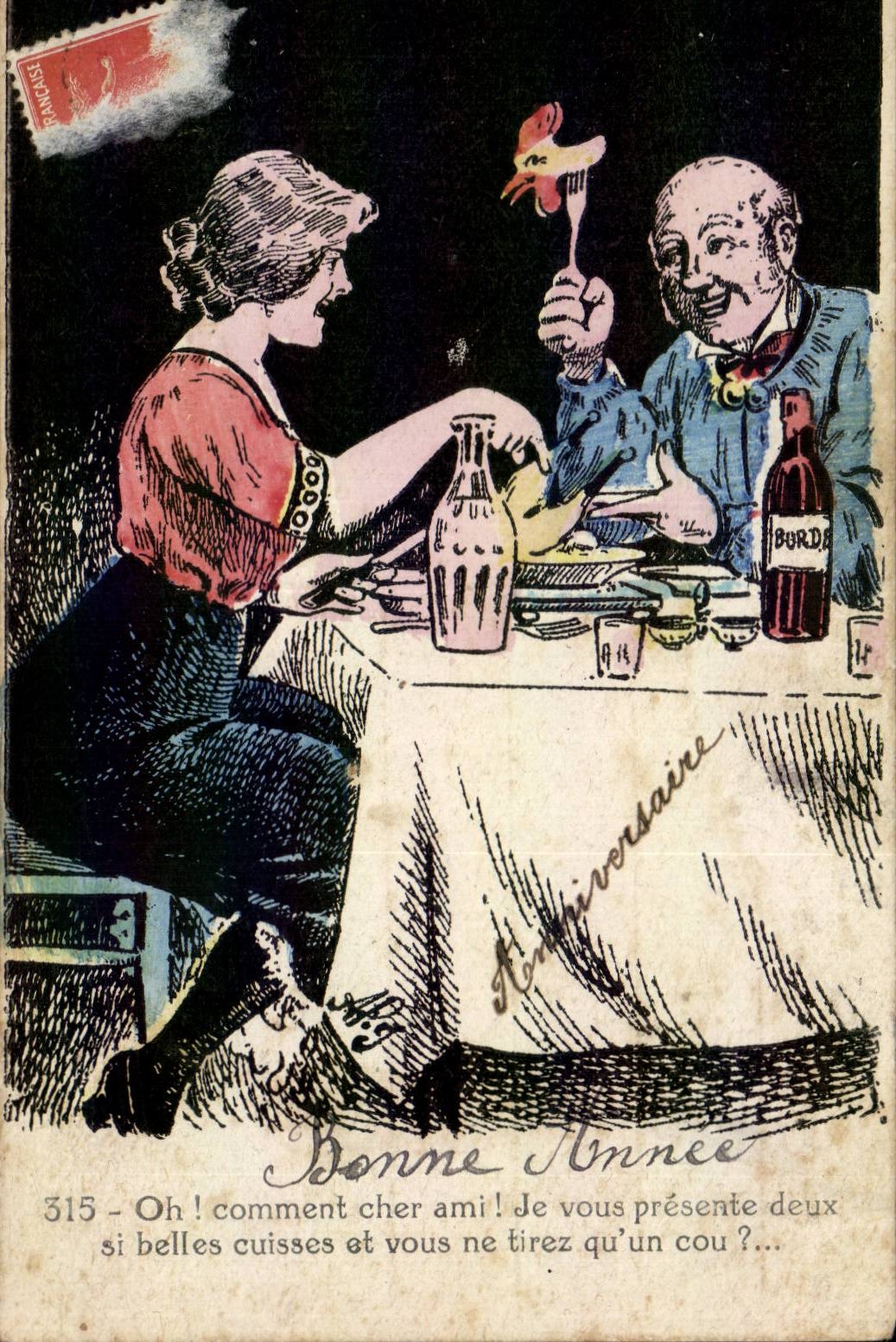 CPA Fantaisie Cuisine