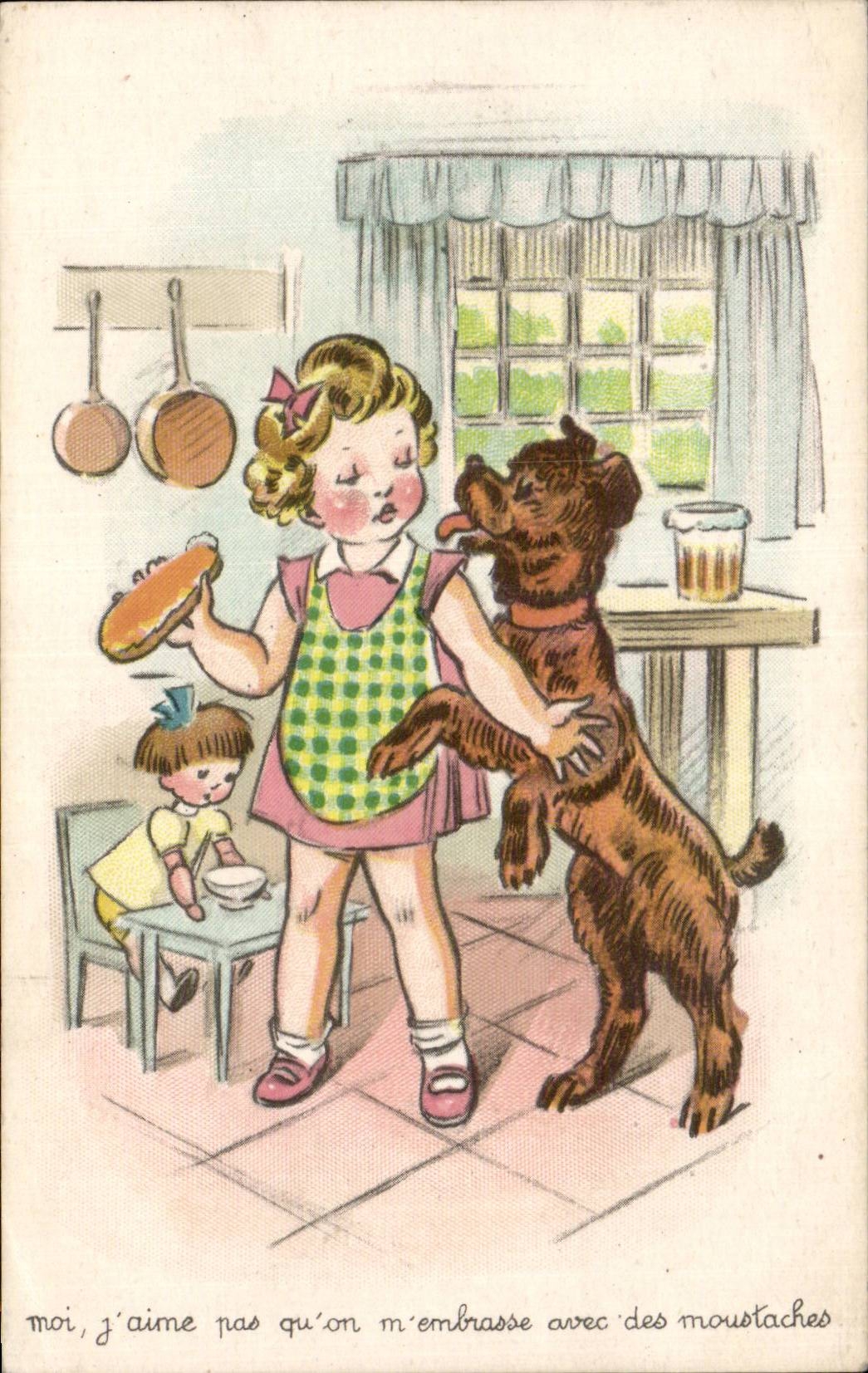 Ninos - ilustracion - nina - perro - perro - cabezal - fraudes - CPA