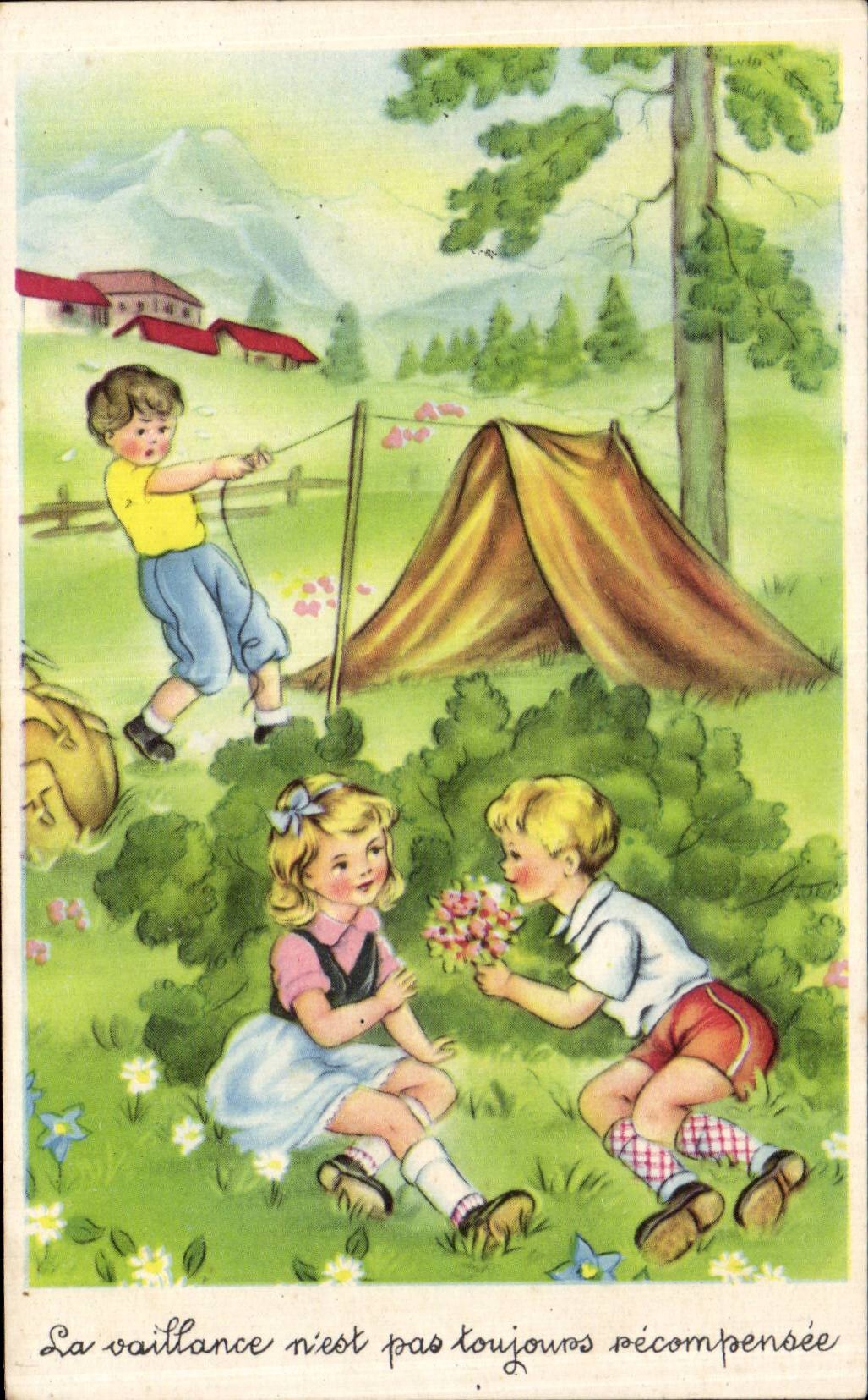 El valiancy de los ninos de CPA Fantaisie no es siempre recompensee