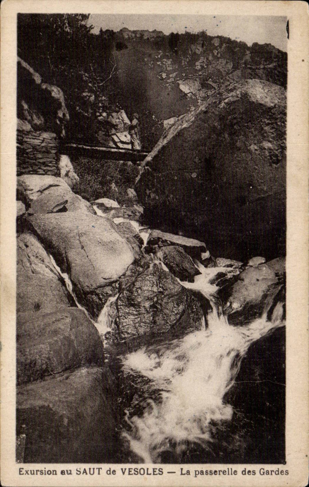 Jump of Vesoles - Footbridge of the Guards - CPA