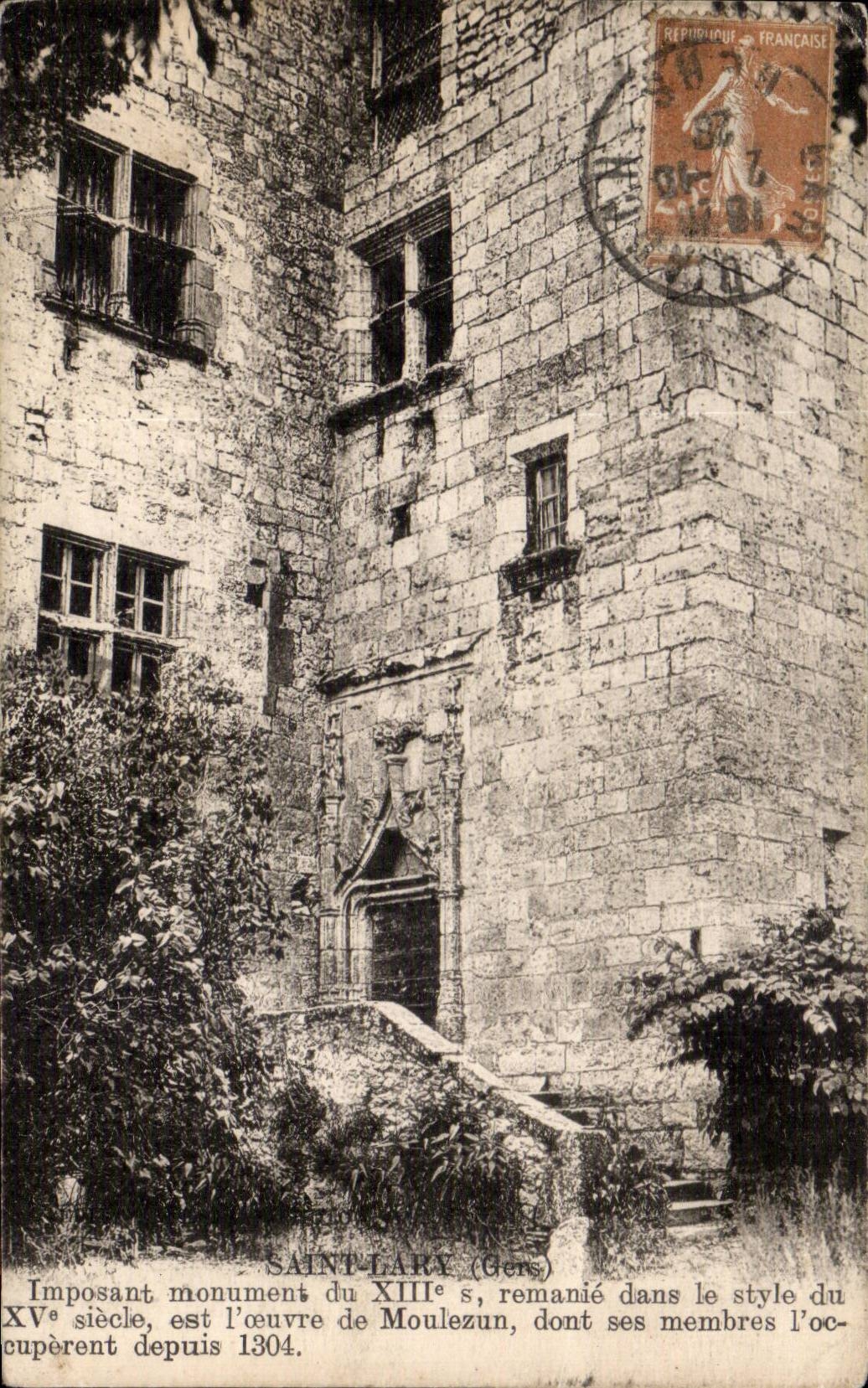 Saint Lary - the Monument - CPA