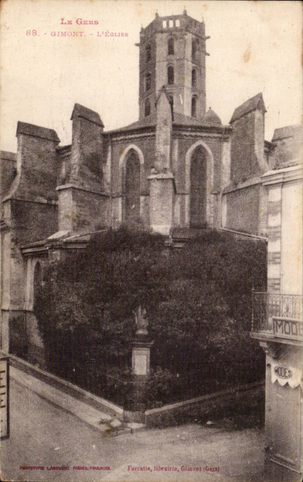 Gimont - the Church - CPA