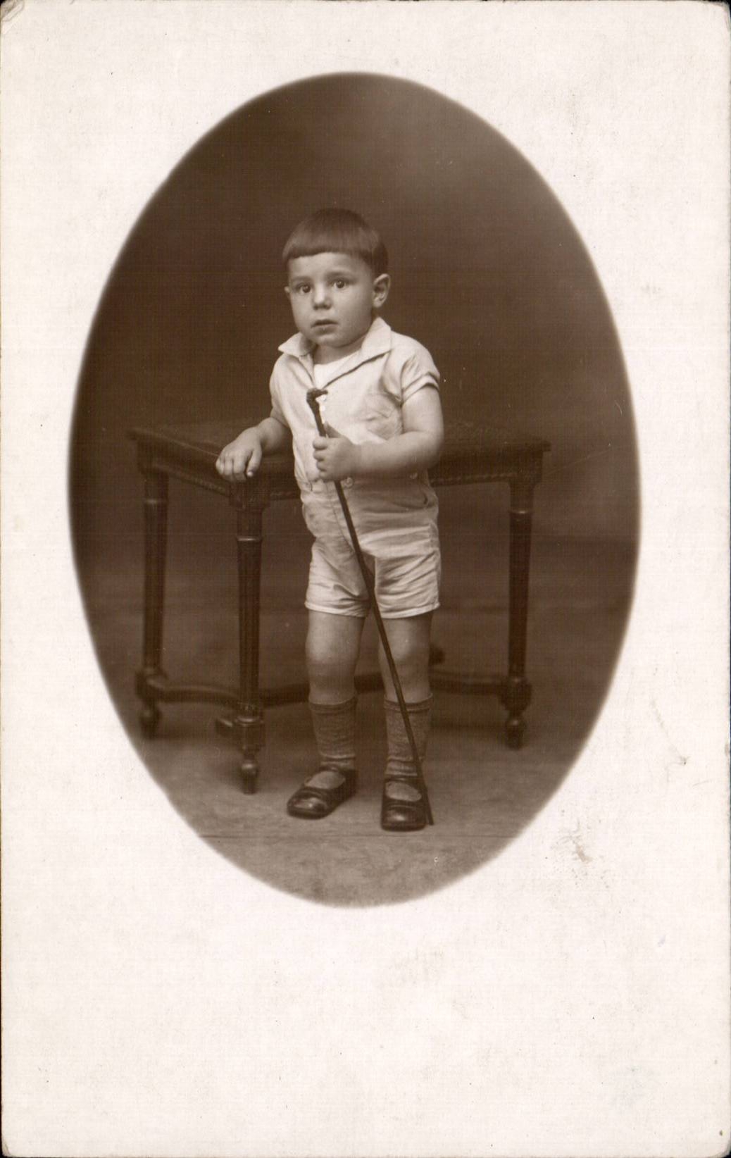 Fantasia verdadera de la foto - ninos - muchacho - pequeno muchacho del criado con el pato - CPA